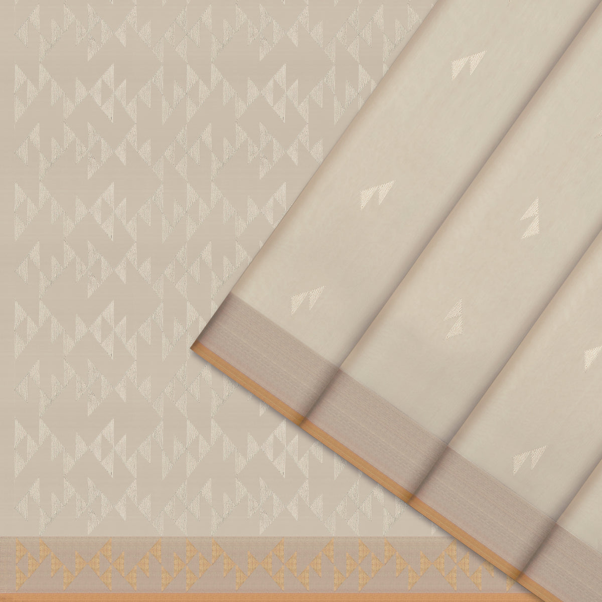 Pradeep Pillai Chanderi Silk/Cotton Sari 26-008-HS005-00293 - Cover View