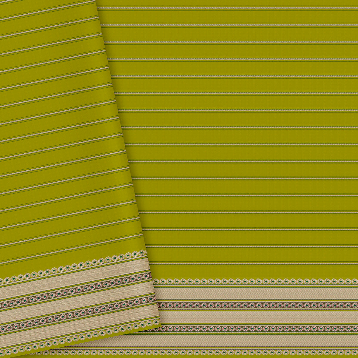Pradeep Pillai Chanderi Silk/Cotton Sari 26-008-HS005-00314 - Blouse View