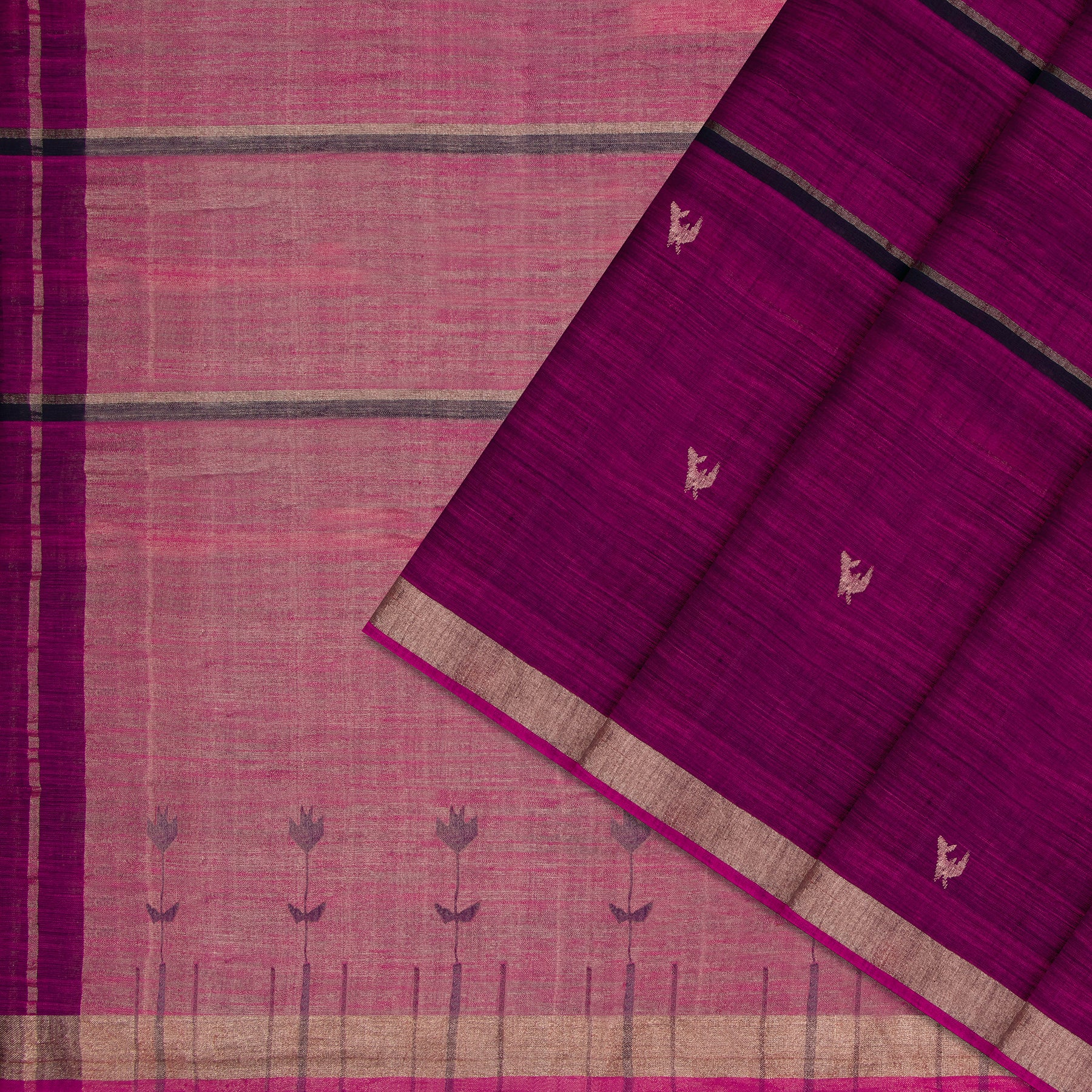 Taan Baan Cotton Sari 26-013-HS003-00020 - Cover View 1