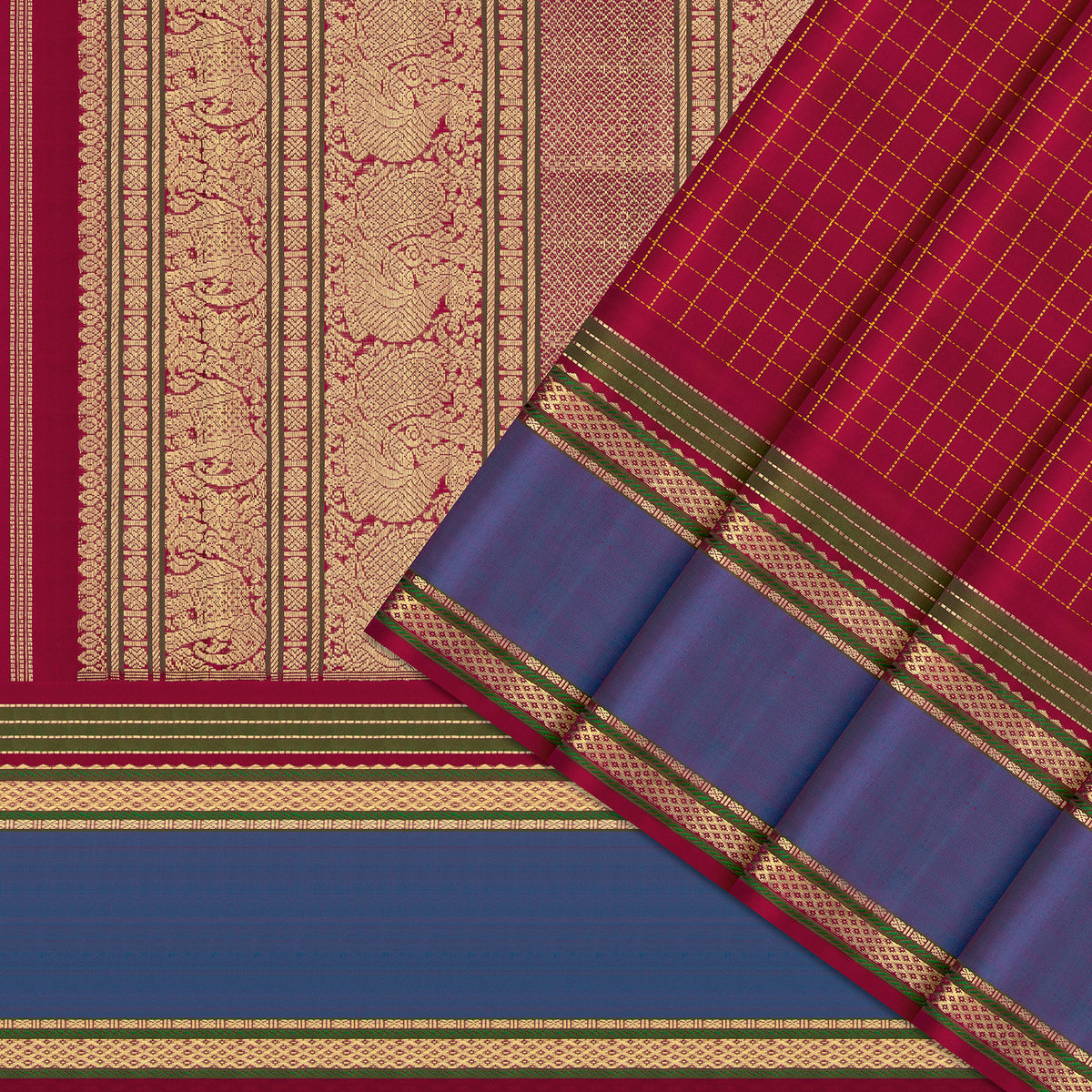 Kanakavalli Kanjivaram Silk Sari 26-040-HS001-01446 - Cover View