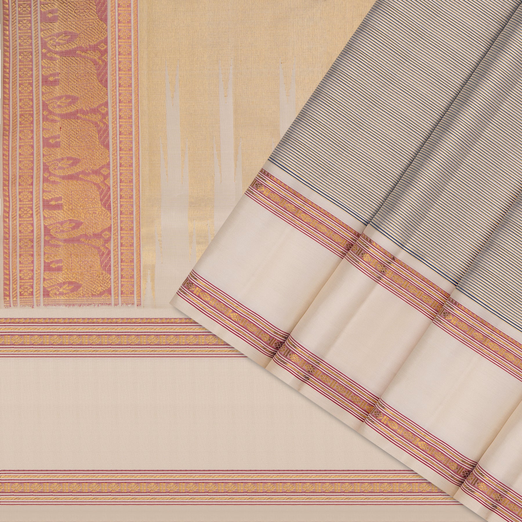 Kanakavalli Kanjivaram Silk Sari 26-040-HS001-01838 - Cover View