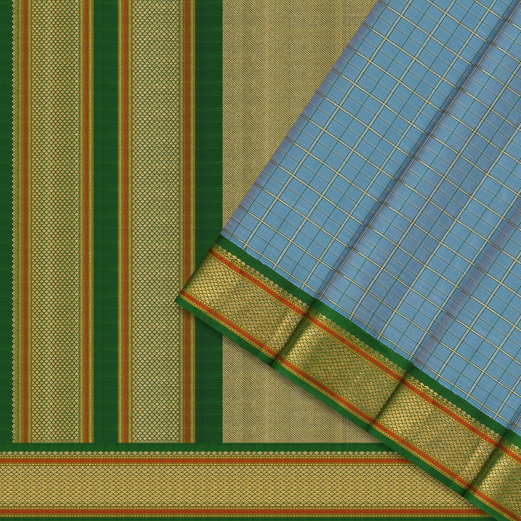 Kanakavalli Kanjivaram Silk Sari 26-040-HS001-01860 - Cover View