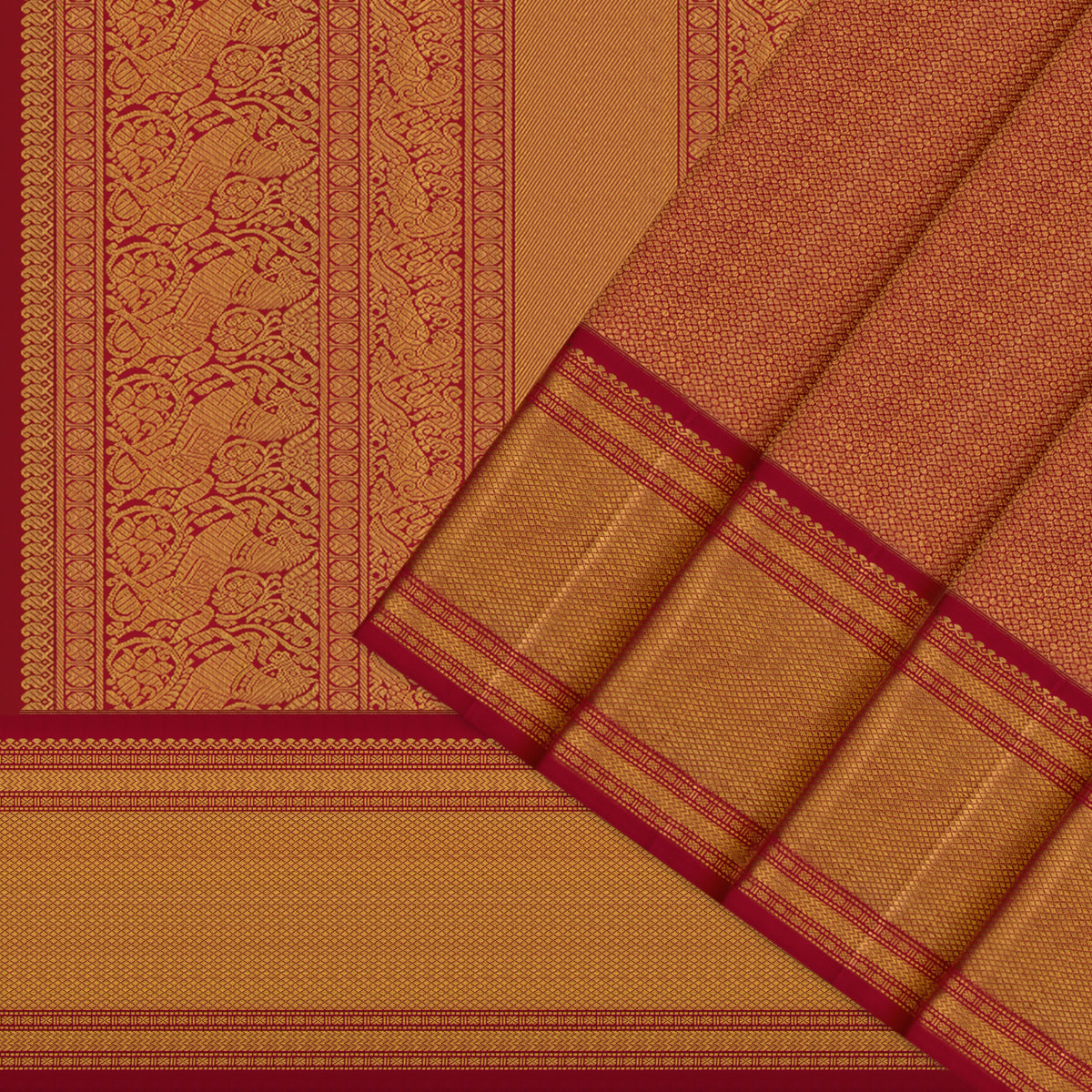 Kanakavalli Kanjivaram Silk Sari 26-040-HS001-03728 - Cover View