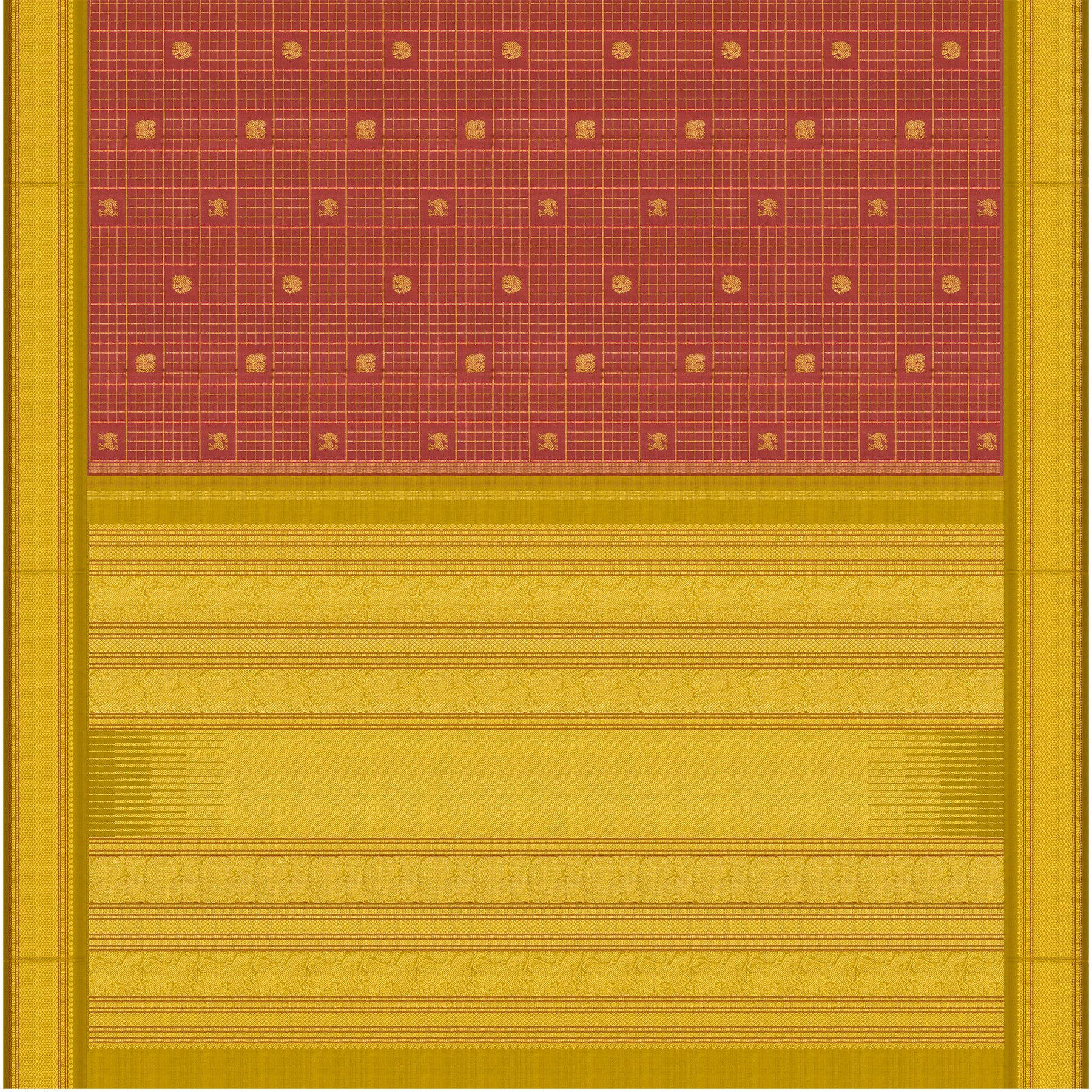 Kanakavalli Kanjivaram Silk Sari 26-041-HS001-00963 - Full View