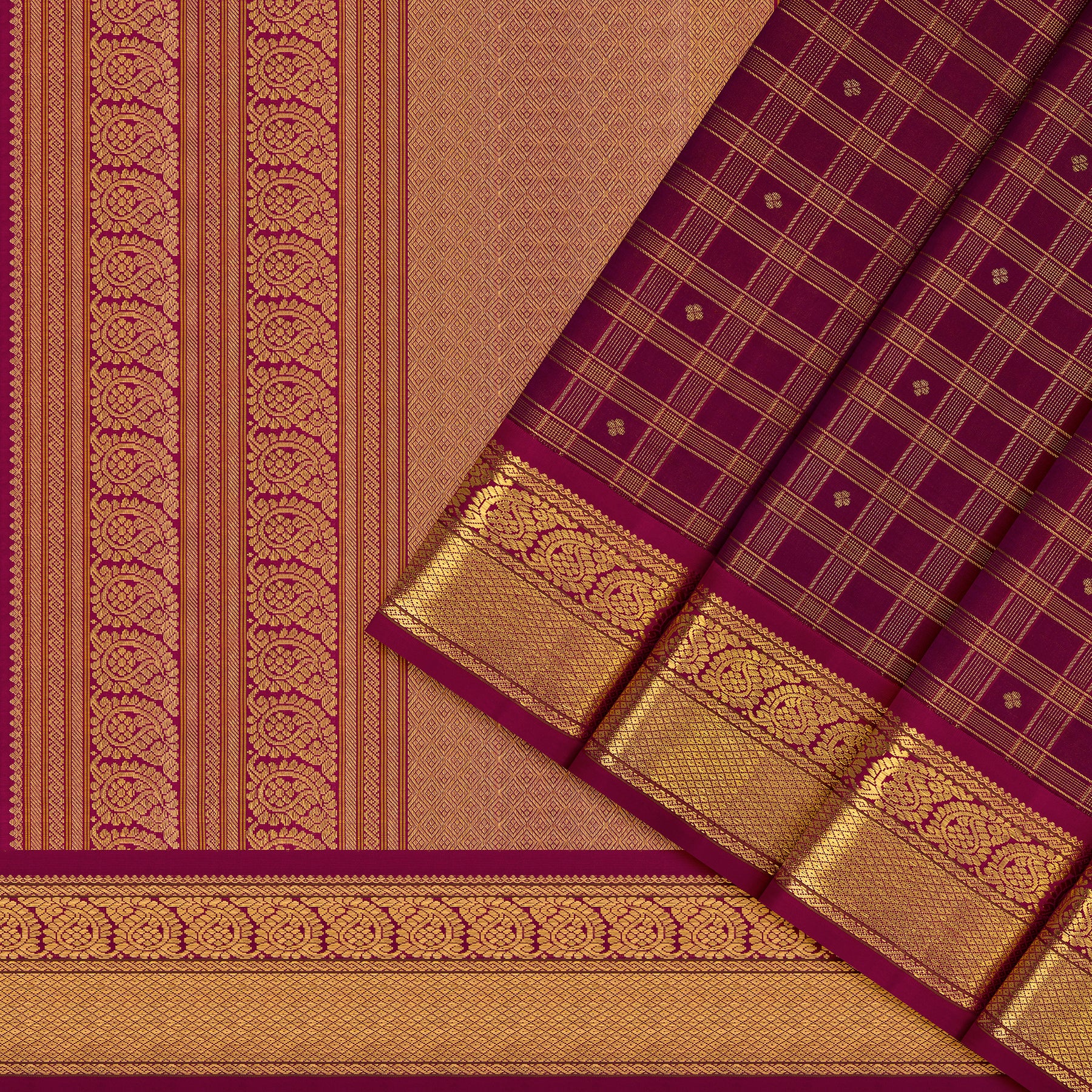 Kanakavalli Kanjivaram Silk Sari 26-041-HS001-01887 - Cover View