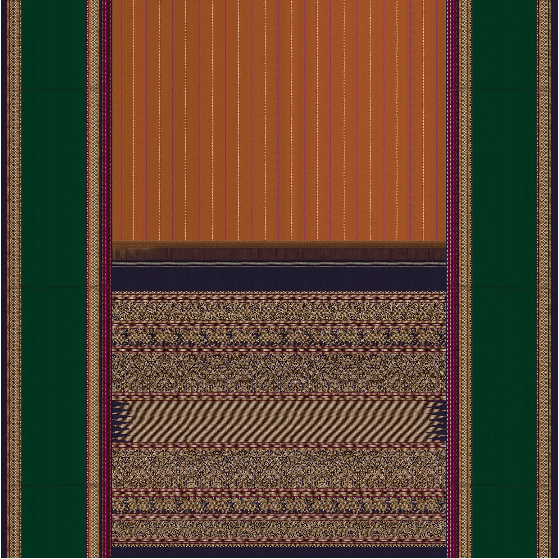 Kanakavalli Kanjivaram Silk Sari 26-041-HS001-02953 - Full View