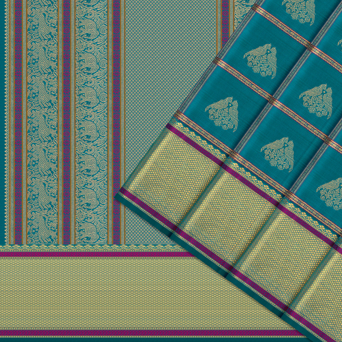 Kanakavalli Kanjivaram Silk Sari 26-041-HS001-03973 - Cover View