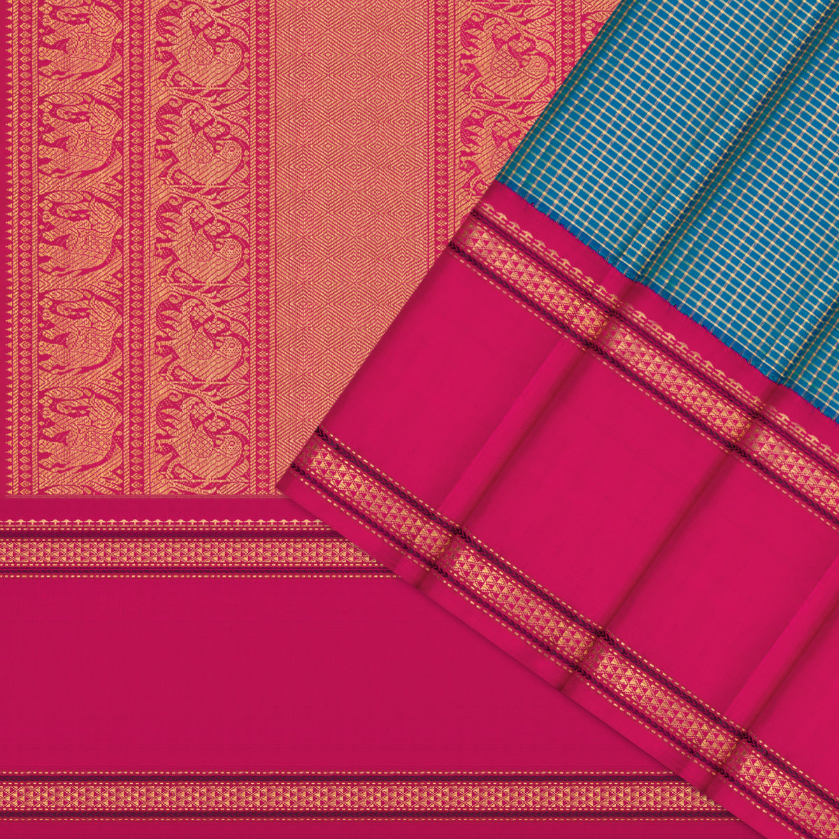 Kanakavalli Kanjivaram Silk Sari 26-041-HS001-03979 - Cover View