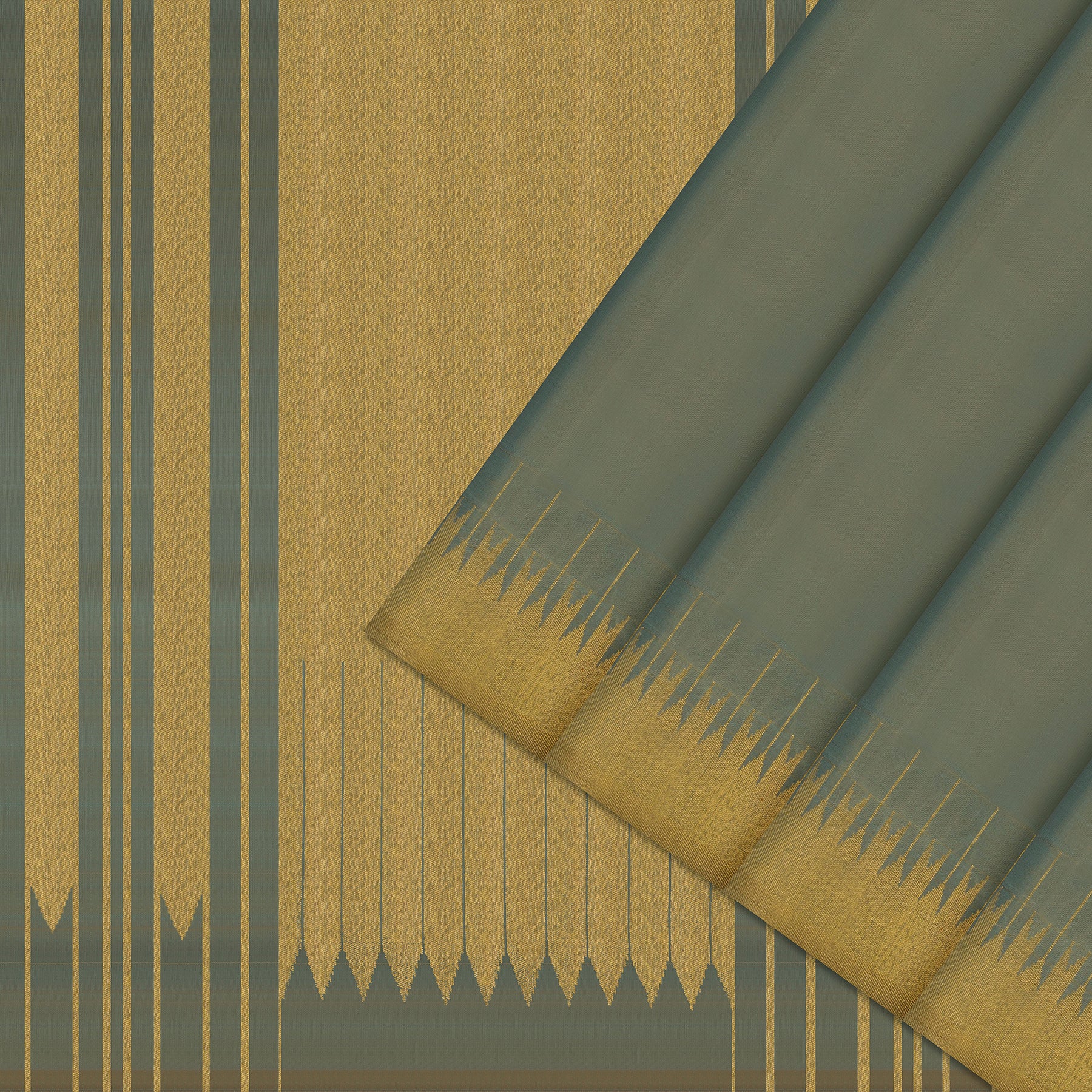 Kanakavalli Kanjivaram Silk Sari 26-100-HS001-00968 - Cover View