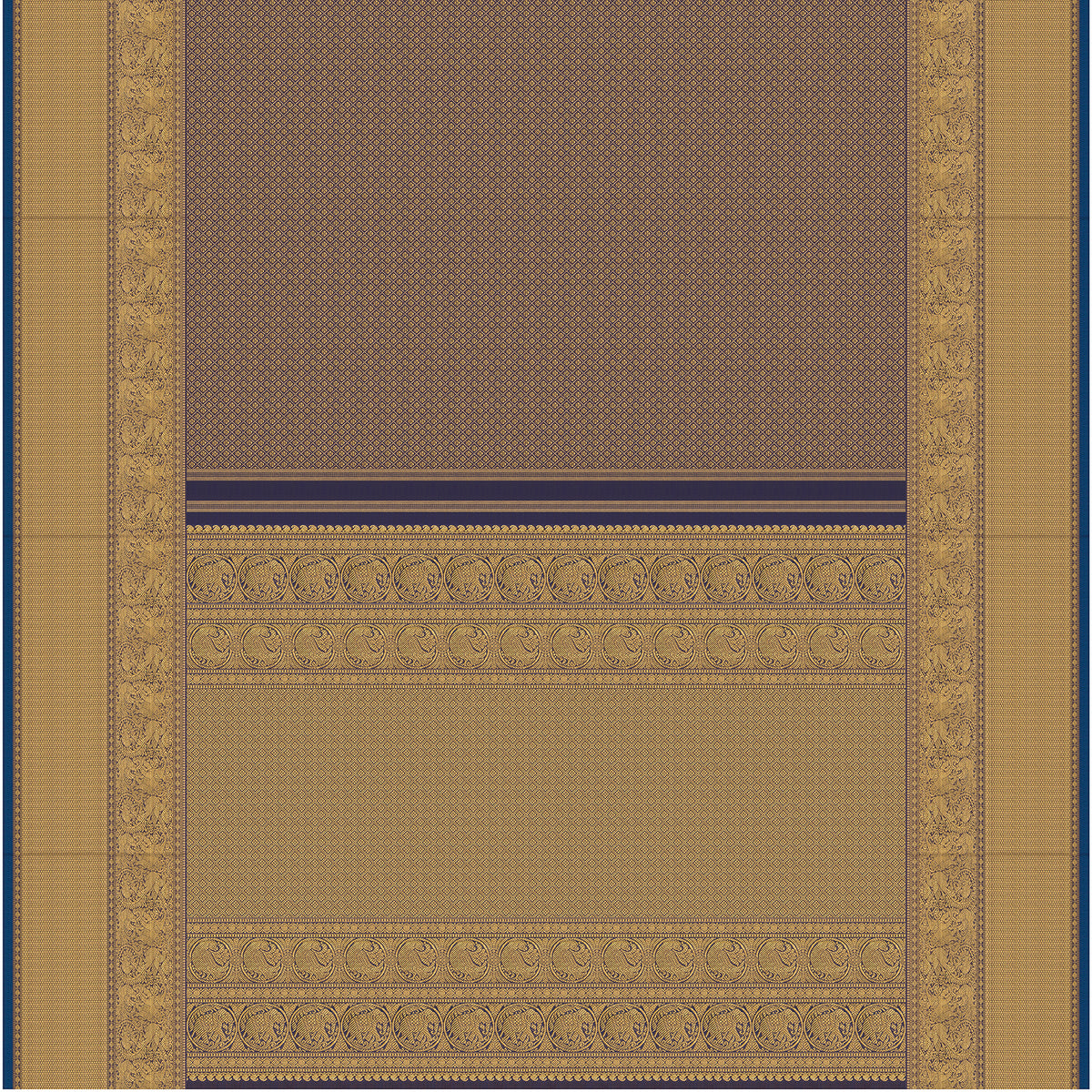 Kanakavalli Kanjivaram Silk Sari 26-109-HS001-04213 - Full View