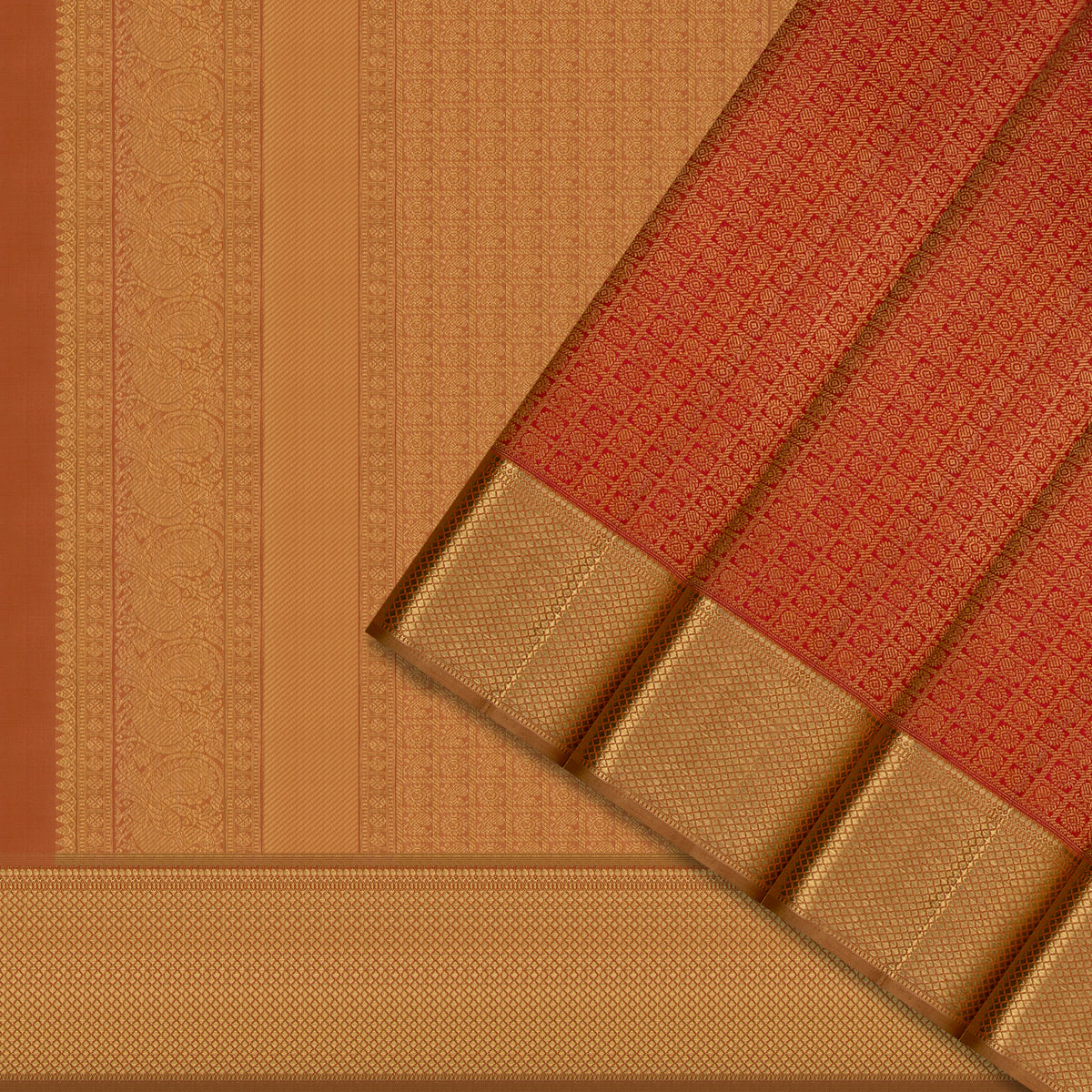 Kanakavalli Kanjivaram Silk Sari 26-109-HS001-04218 - Cover View