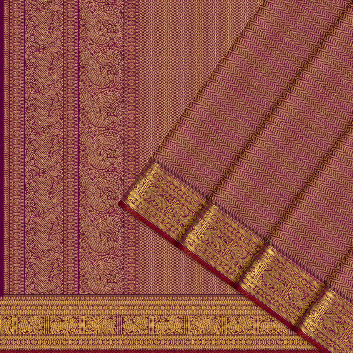 Kanakavalli Kanjivaram Silk Sari 26-109-HS001-04224 - Cover View