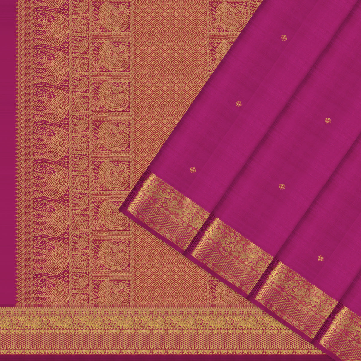 Kanakavalli Kanjivaram Silk Sari 26-109-HS001-04249 - Cover View