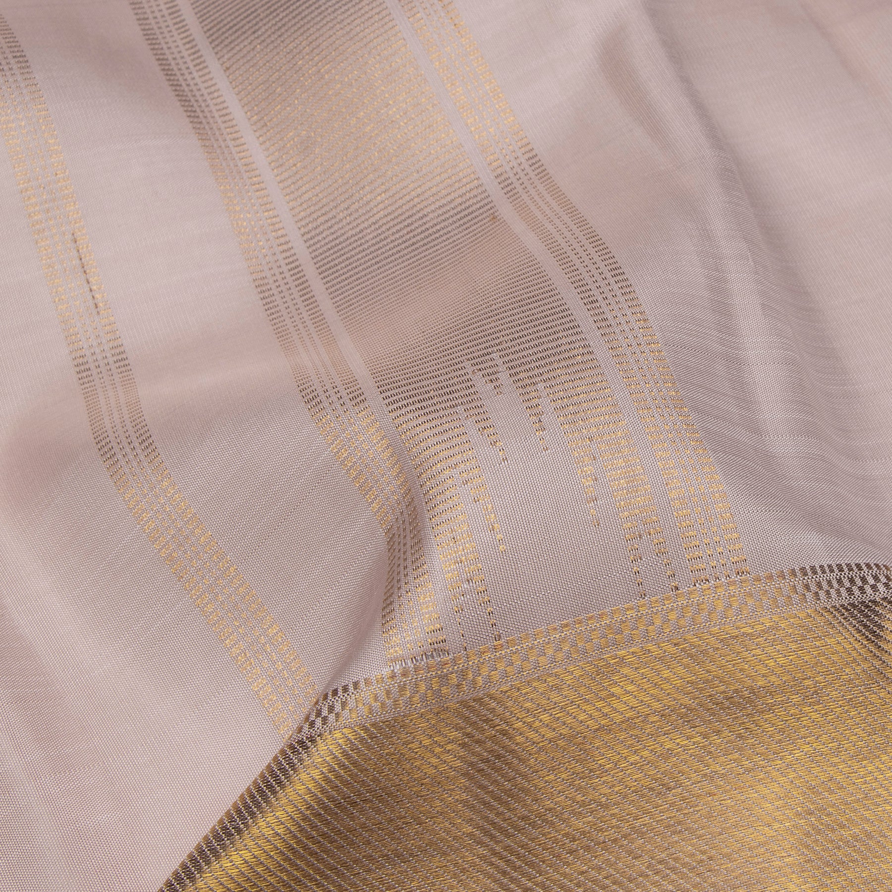 Kanakavalli Kanjivaram Silk Angavastram CO-ORD 26-110-AF001-03647 - Detailed Fabric View