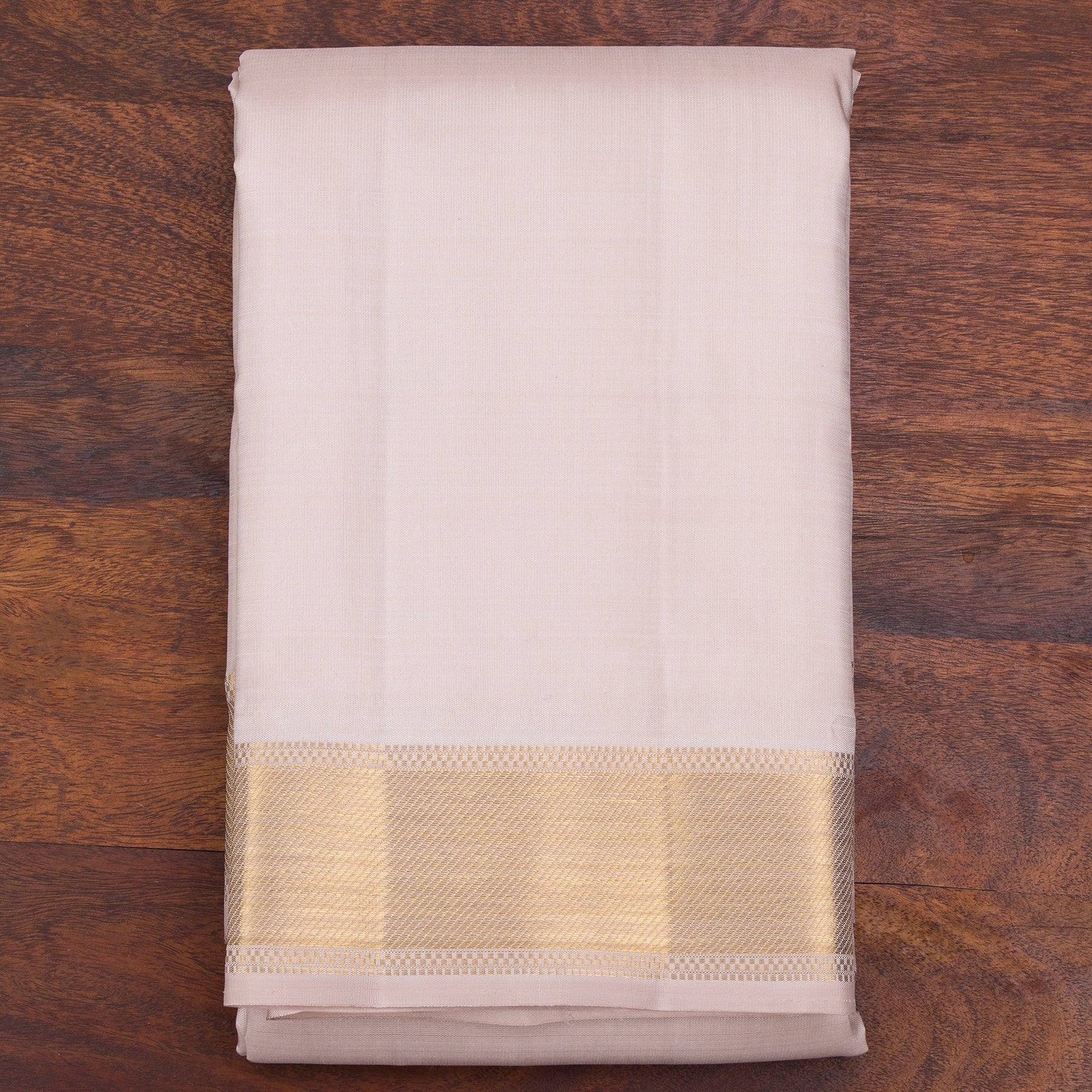 Kanakavalli Kanjivaram Silk Angavastram CO-ORD 26-110-AF001-03647 - Folded View