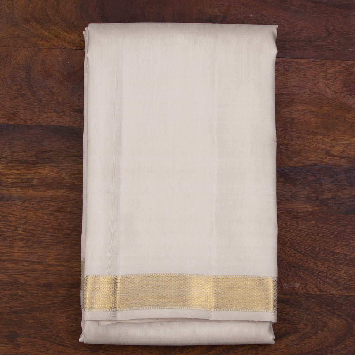 Kanakavalli Kanjivaram Silk Angavastram CO-ORD 26-110-AF001-03650 - Folded View