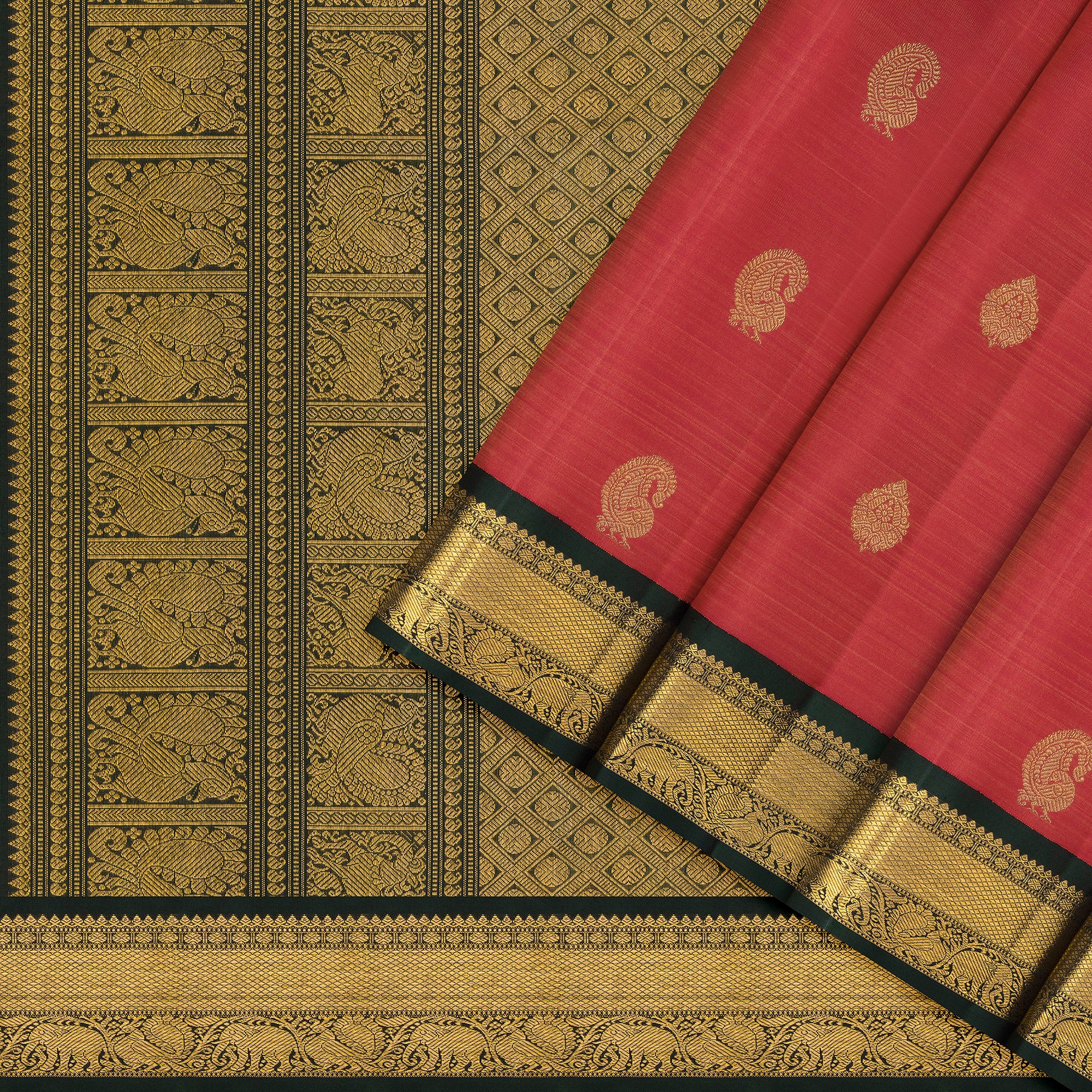 Kanakavalli Kanjivaram Silk Sari 26-110-HS001-00561 - Cover View