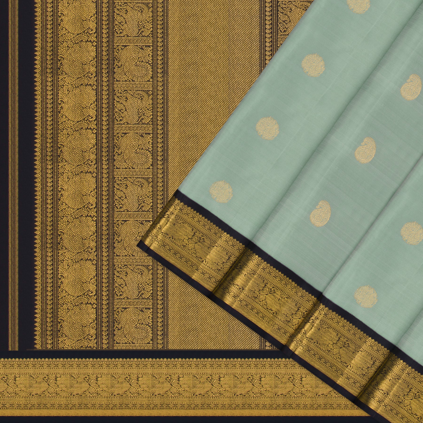 Kanakavalli Kanjivaram Silk Sari 26-110-HS001-00563 - Cover View