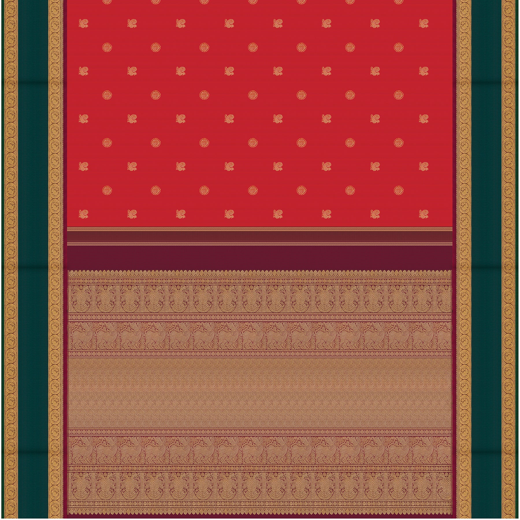 Kanakavalli Kanjivaram Silk Sari 26-110-HS001-00590 - Full View