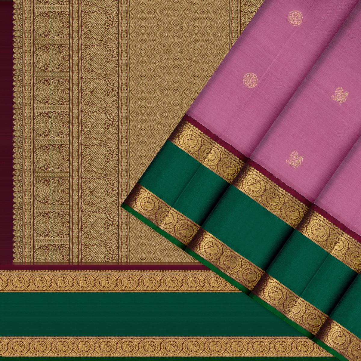 Kanakavalli Kanjivaram Silk Sari 26-110-HS001-00591 - Cover View