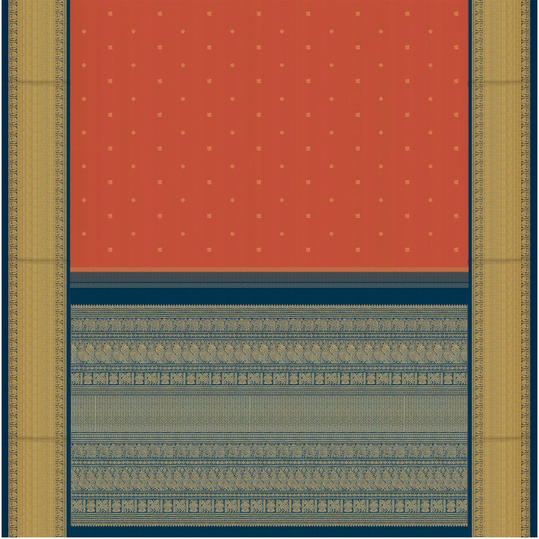 Kanakavalli Kanjivaram Silk Sari 26-110-HS001-00617 - Full View