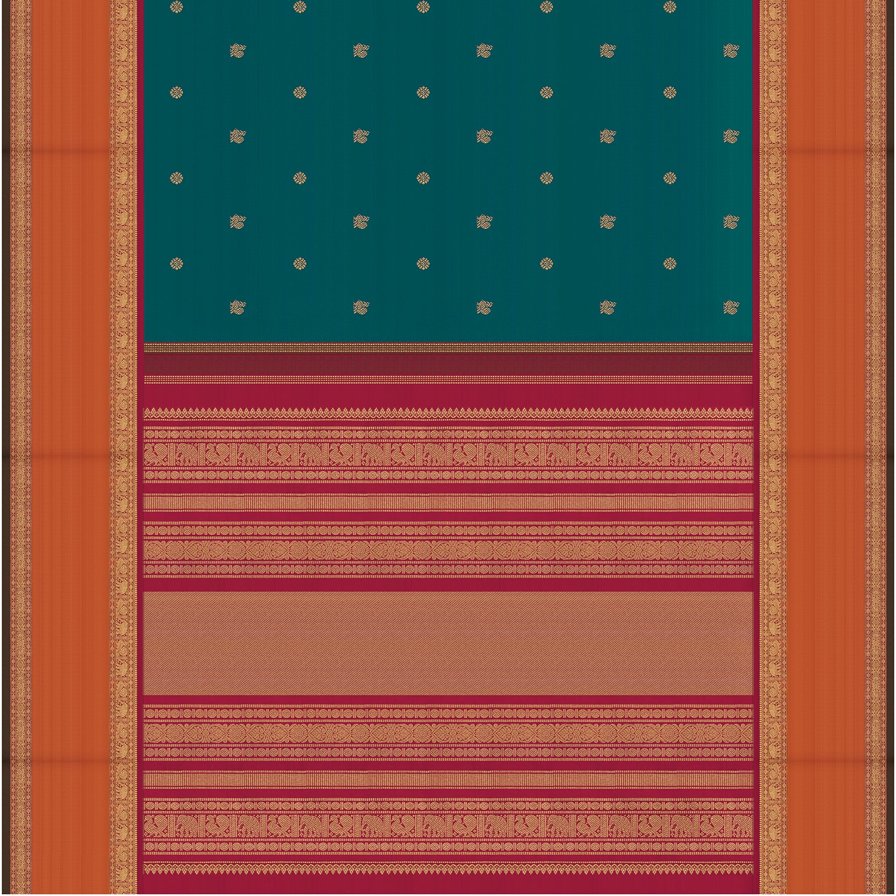 Kanakavalli Kanjivaram Silk Sari 26-110-HS001-00620 - Full View
