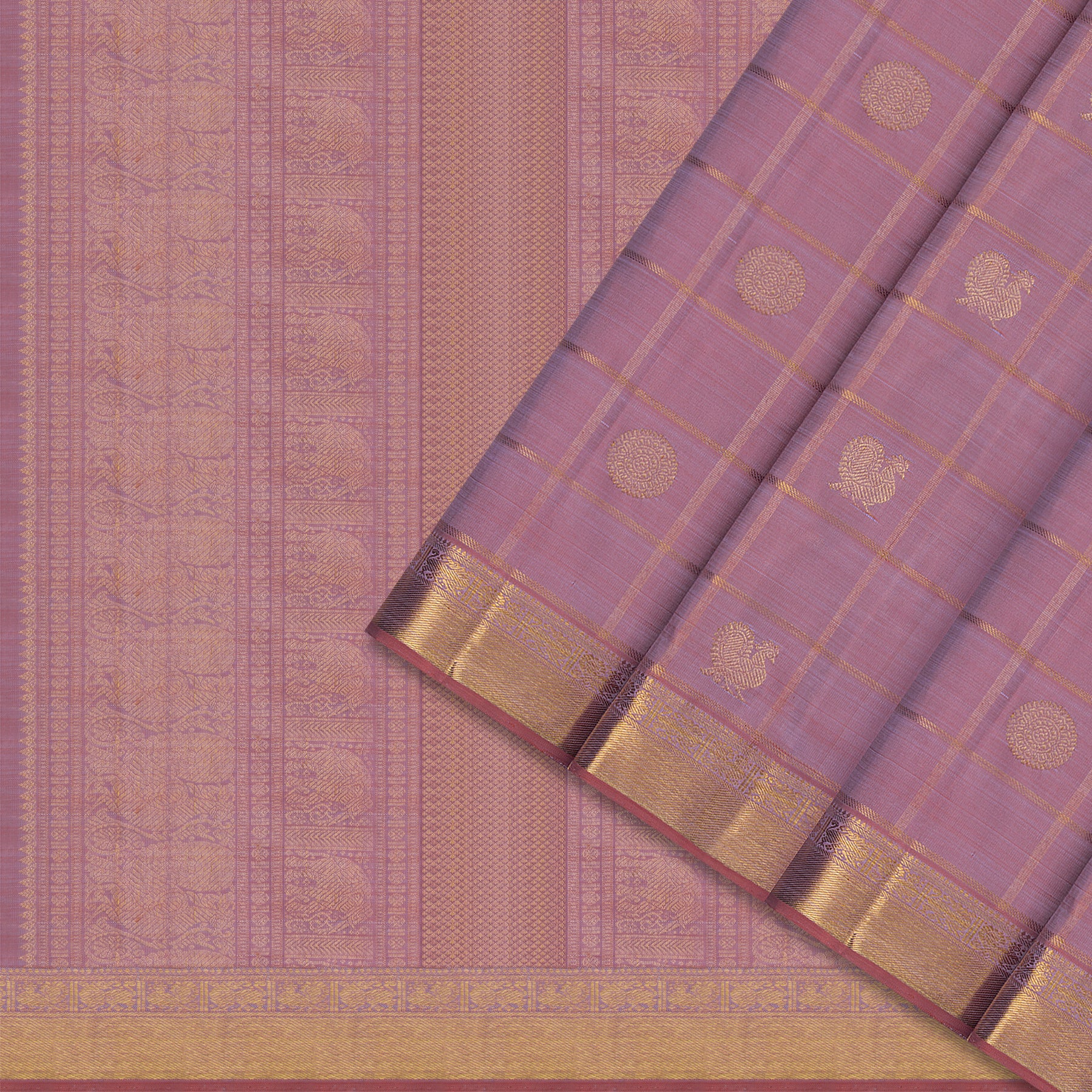 Kanakavalli Kanjivaram Silk Sari 26-110-HS001-00625 - Cover View