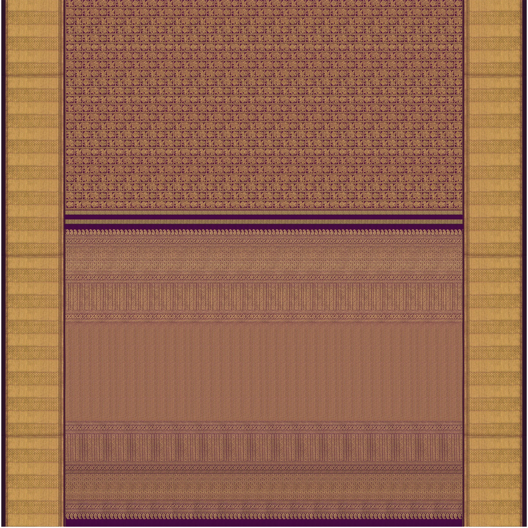 Kanakavalli Kanjivaram Silk Sari 26-110-HS001-00669 - Full View