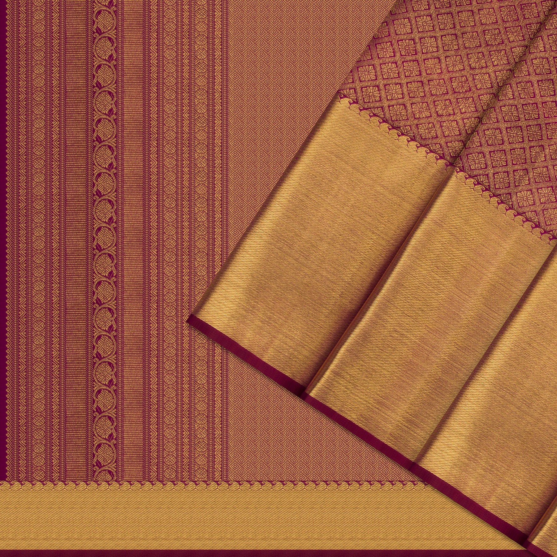 Kanakavalli Kanjivaram Silk Sari 26-110-HS001-00681 - Cover View