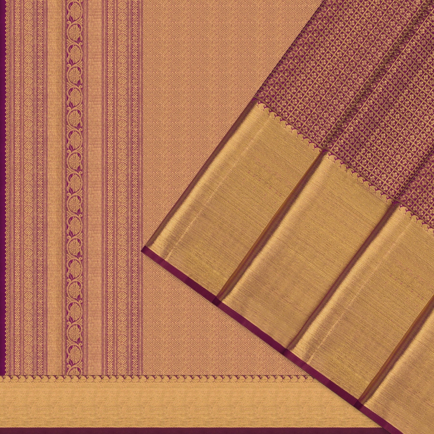Kanakavalli Kanjivaram Silk Sari 26-110-HS001-00684 - Cover View