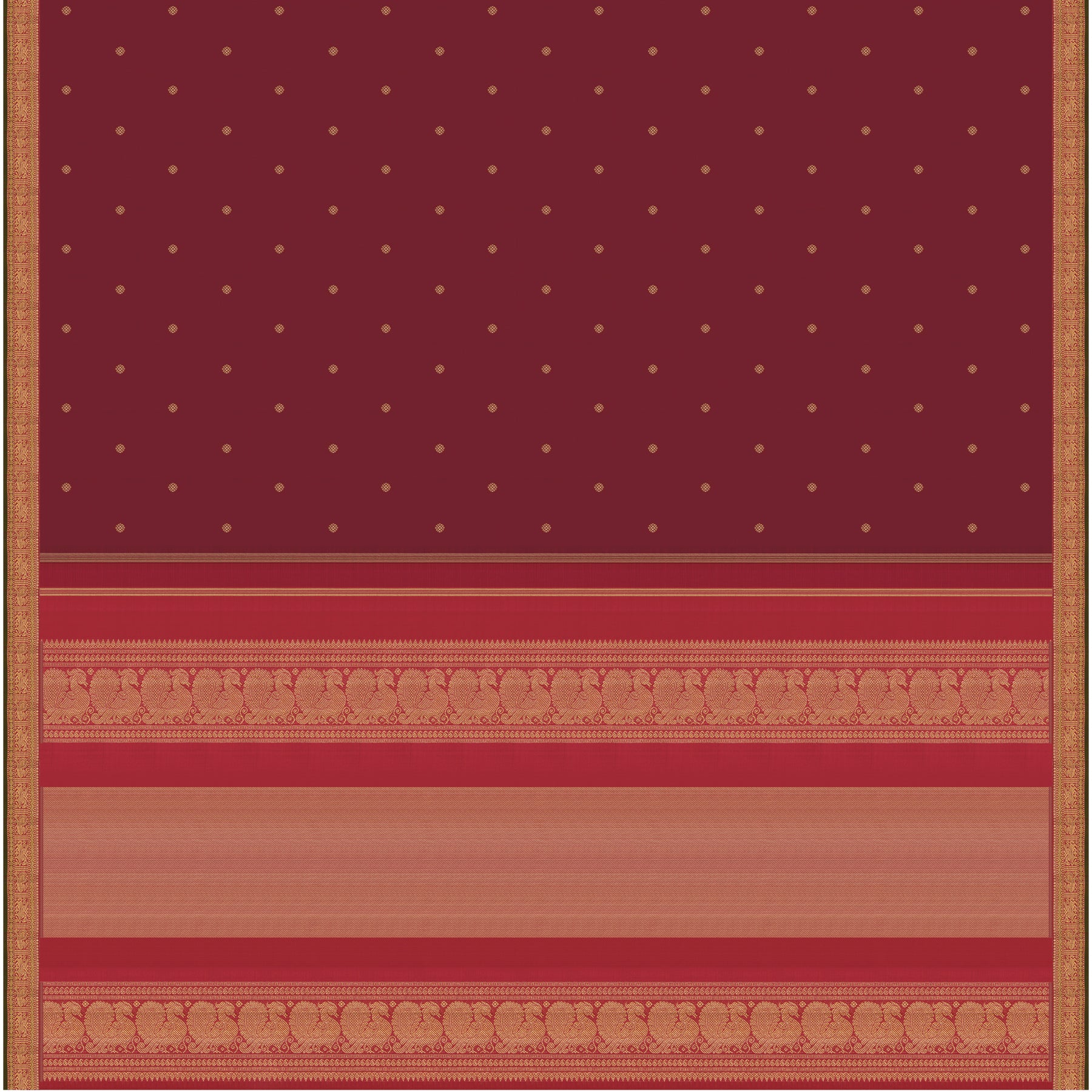 Kanakavalli Kanjivaram Silk Sari 26-110-HS001-01624 - Full View