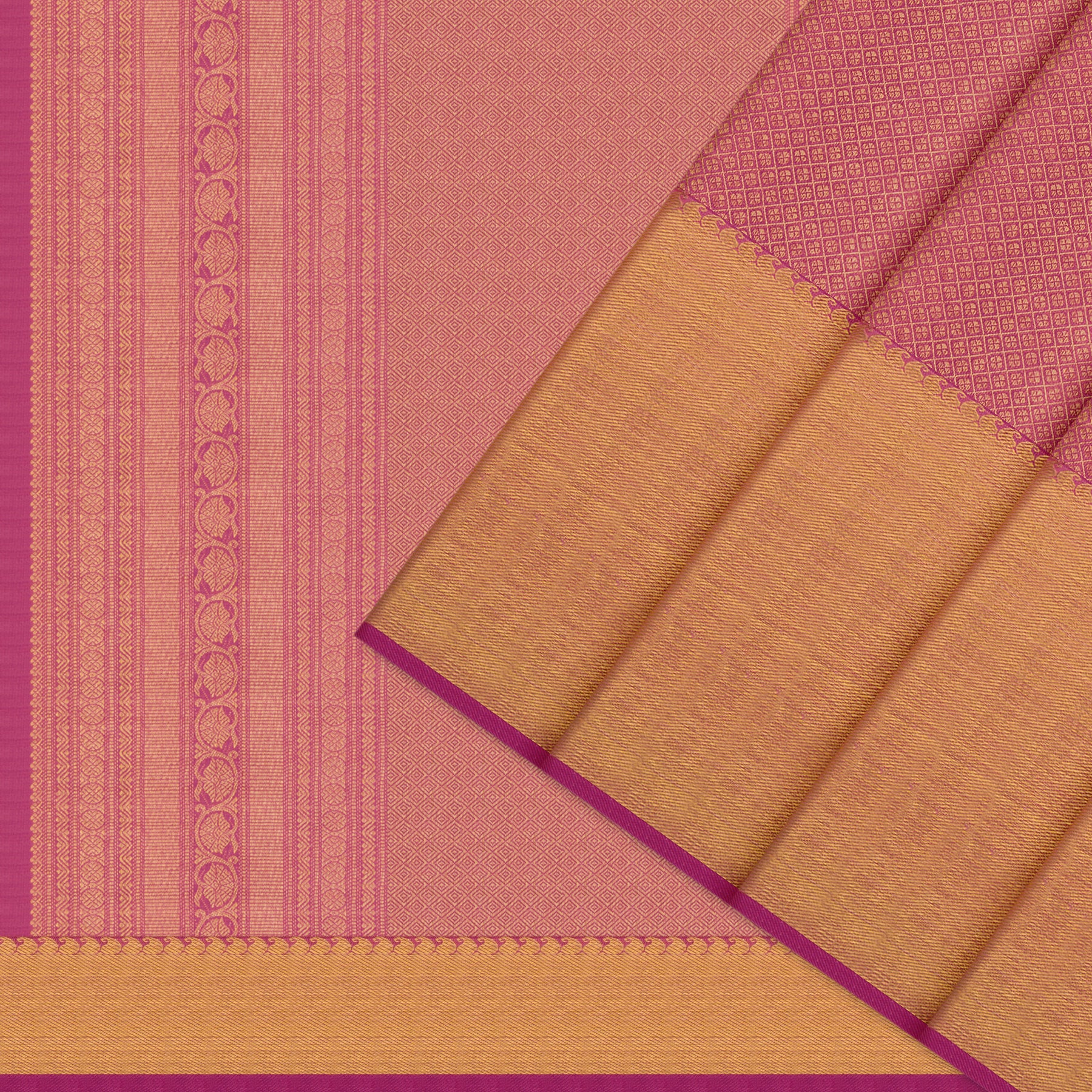 Kanakavalli Kanjivaram Silk Sari 26-110-HS001-01640 - Cover View