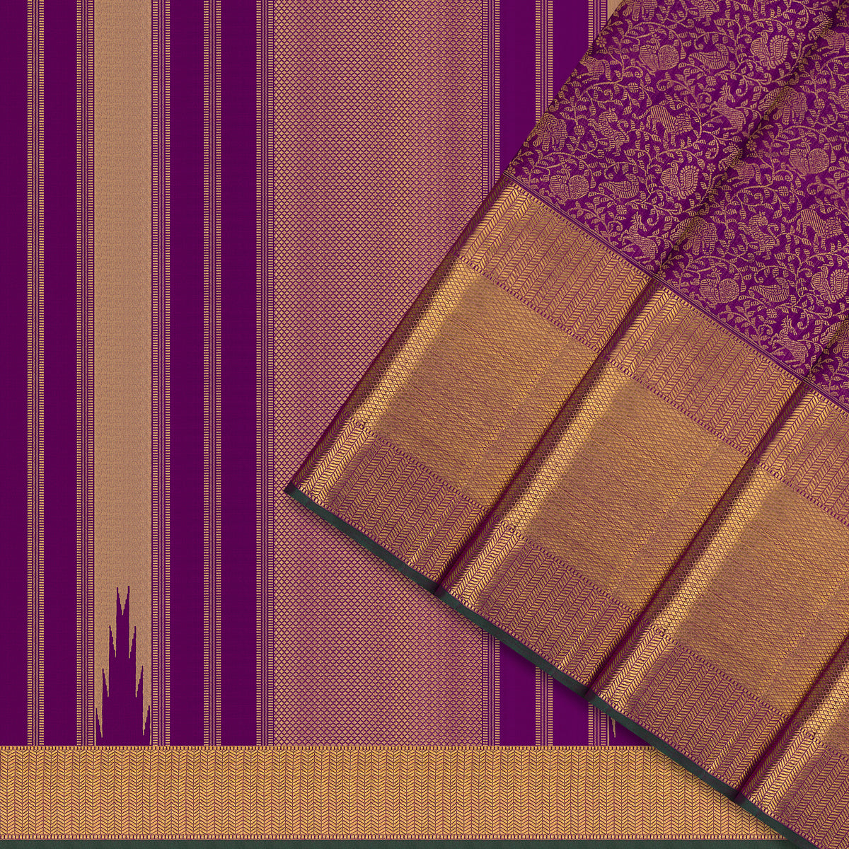 Kanakavalli Kanjivaram Silk Sari 26-110-HS001-01649