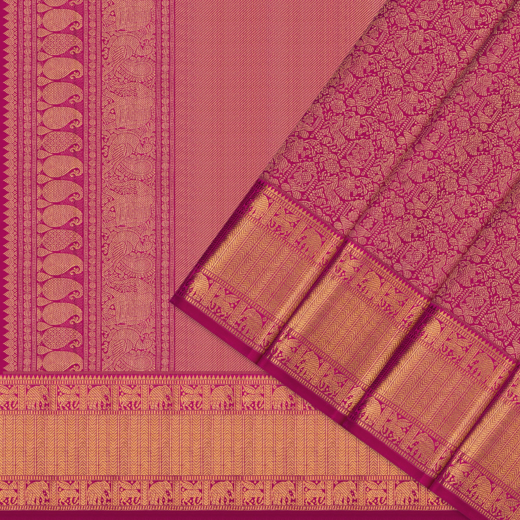 Kanakavalli Kanjivaram Silk Sari 26-110-HS001-01668 - Cover View