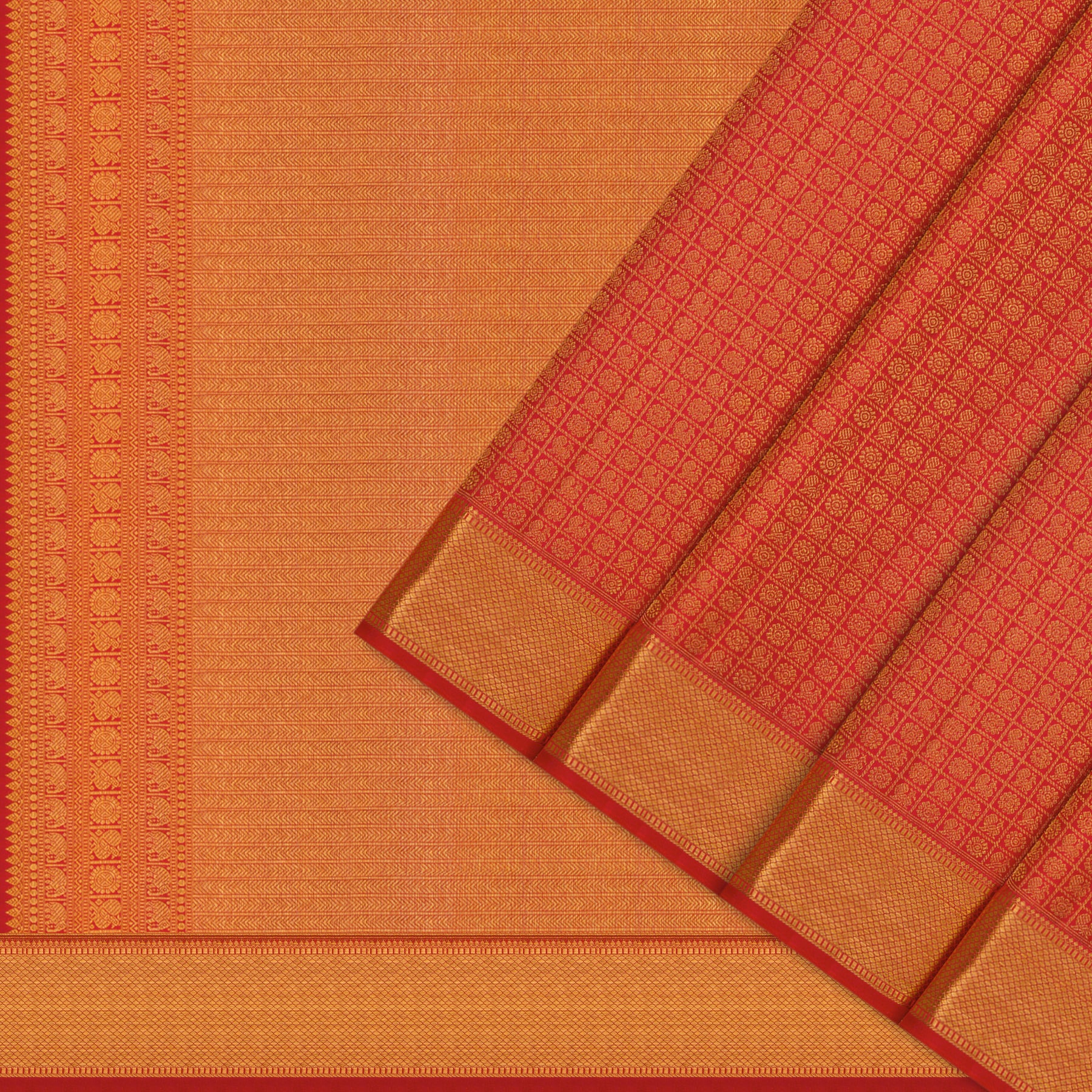 Kanakavalli Kanjivaram Silk Sari 26-110-HS001-01675 - Cover View