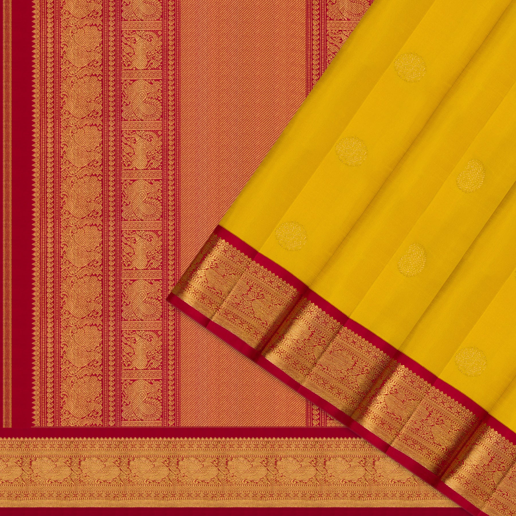 Kanakavalli Kanjivaram Silk Sari 26-110-HS001-01687 - Cover View