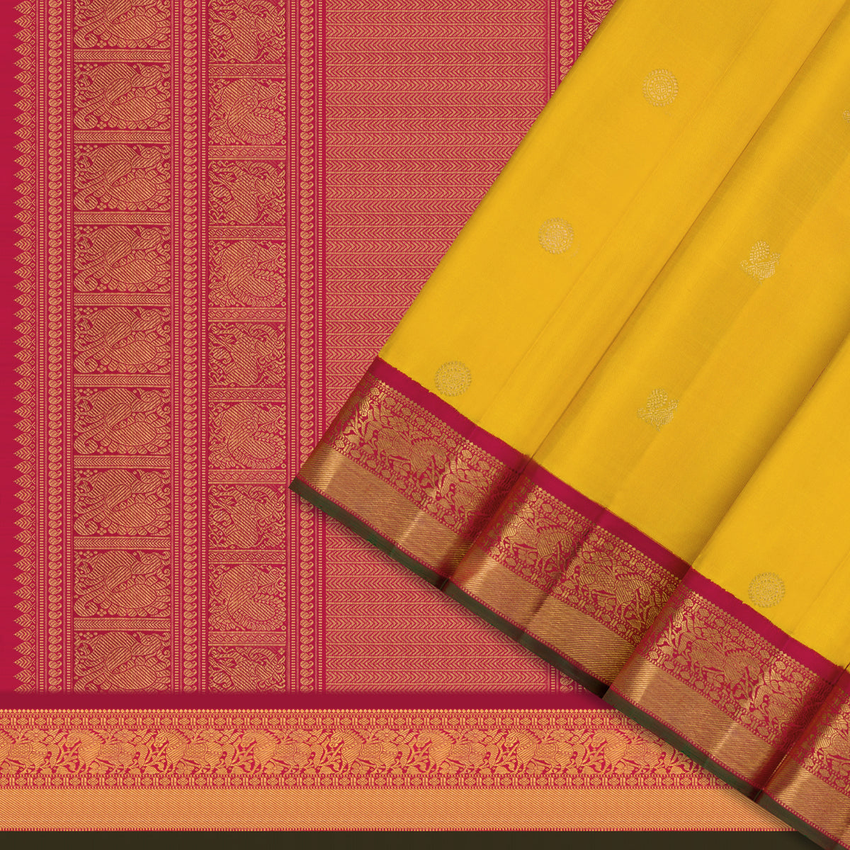 Kanakavalli Kanjivaram Silk Sari 26-110-HS001-01688 - Cover View