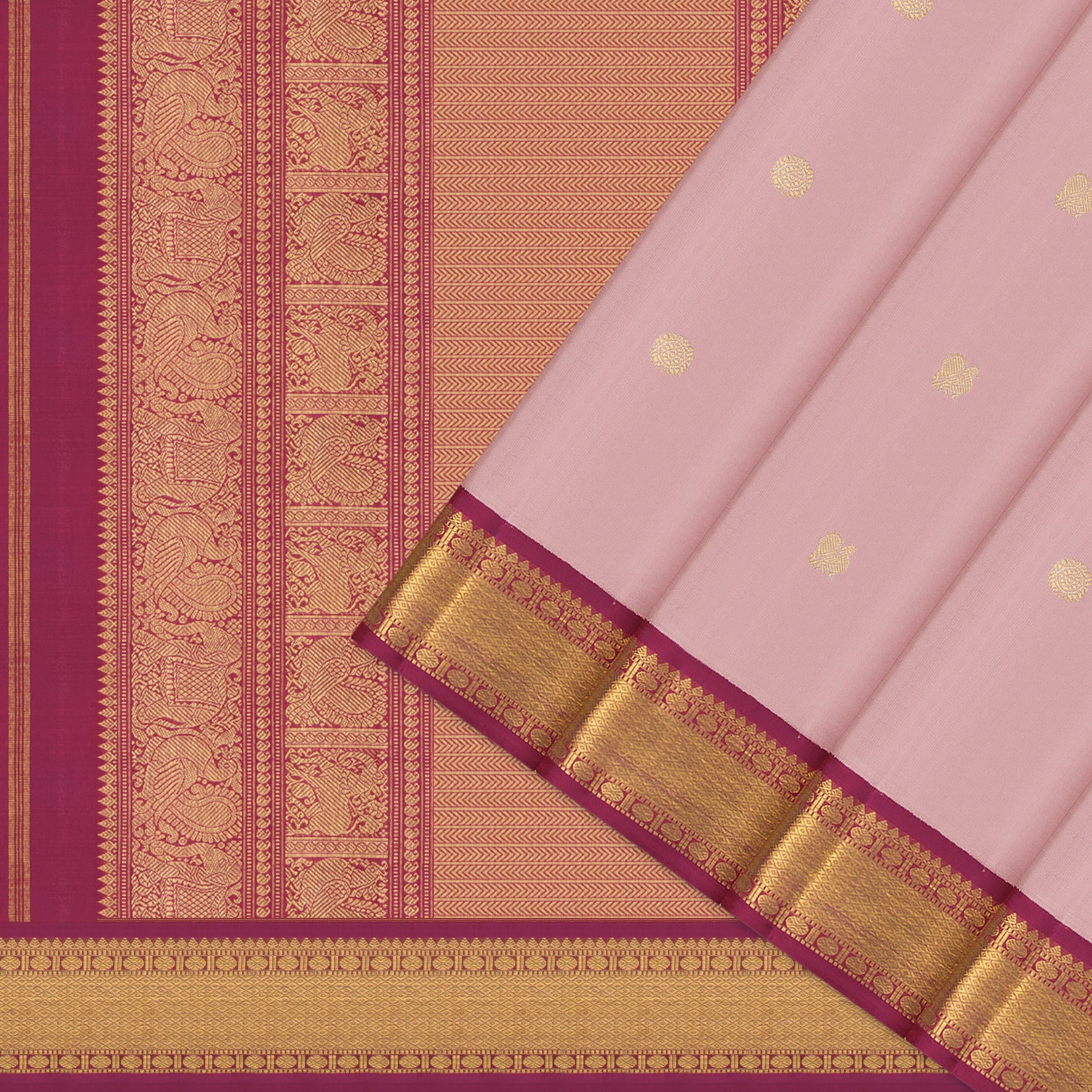 Kanakavalli Kanjivaram Silk Sari 26-110-HS001-01693 - Cover View