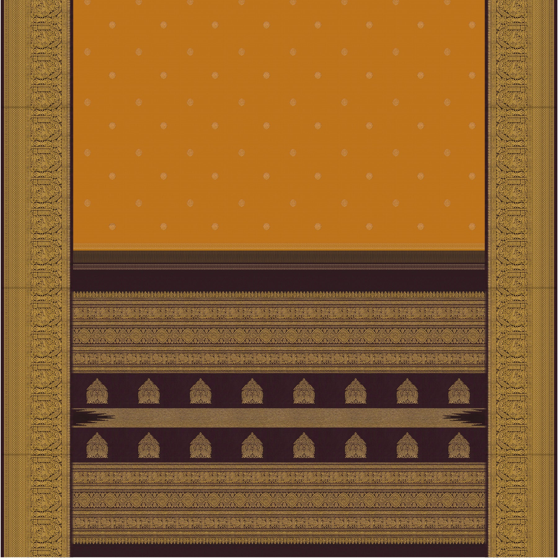 Kanakavalli Kanjivaram Silk Sari 26-110-HS001-01700 - Full View