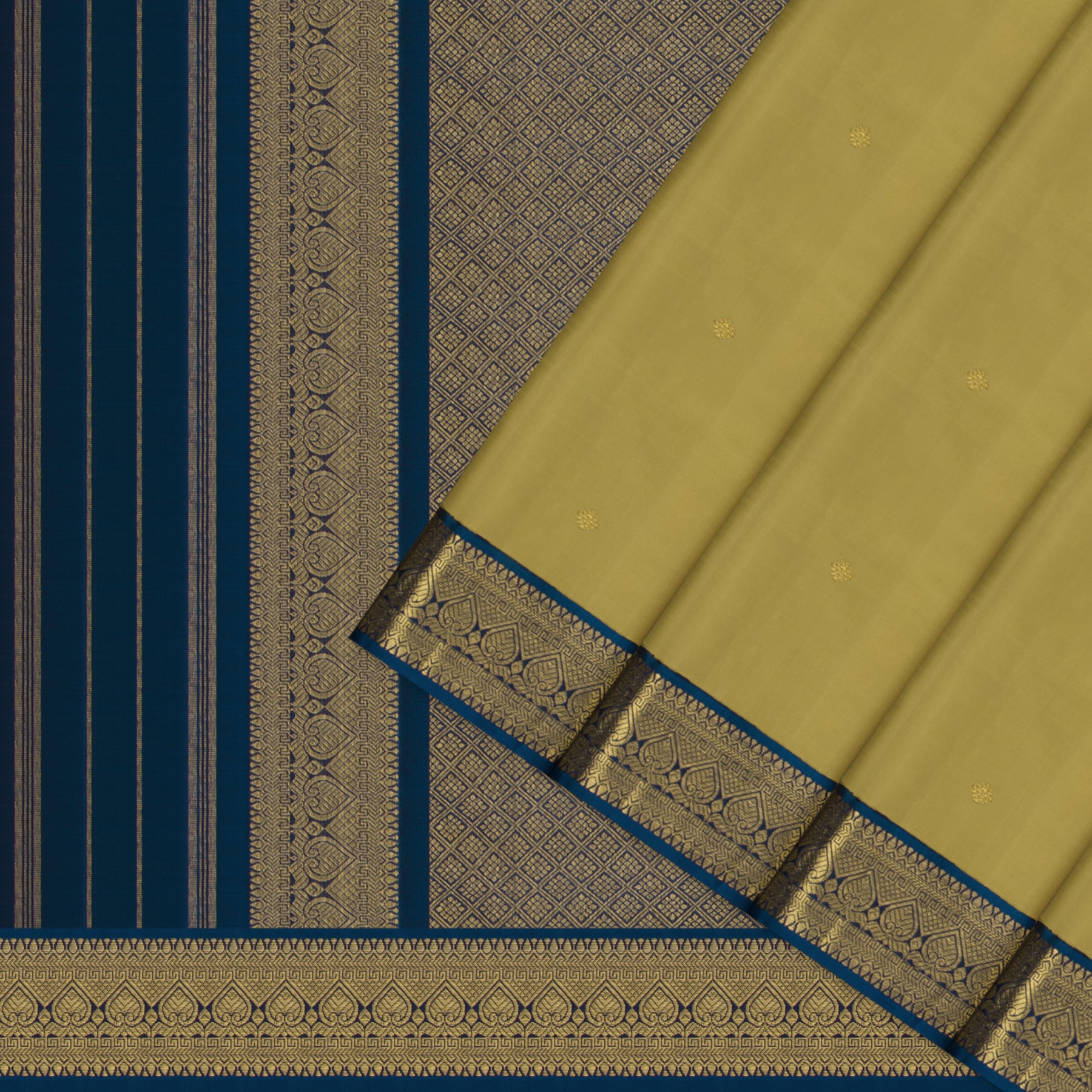 Kanakavalli Kanjivaram Silk Sari 26-110-HS001-01707 - Cover View