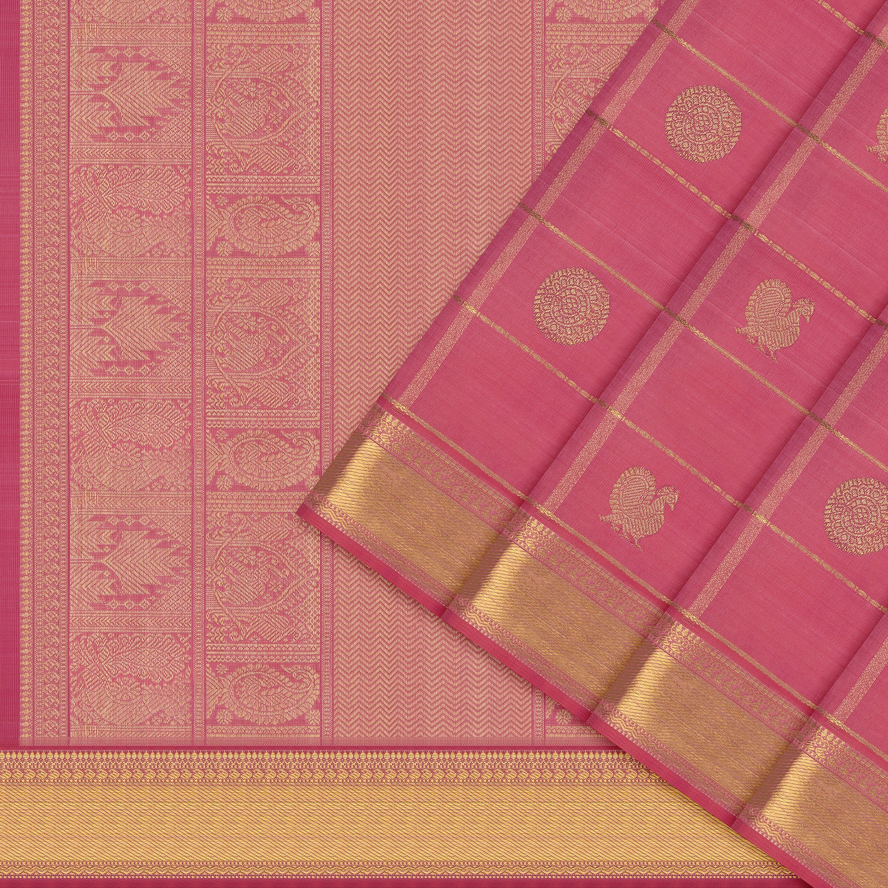 Kanakavalli Kanjivaram Silk Sari 26-110-HS001-01743 - Cover View
