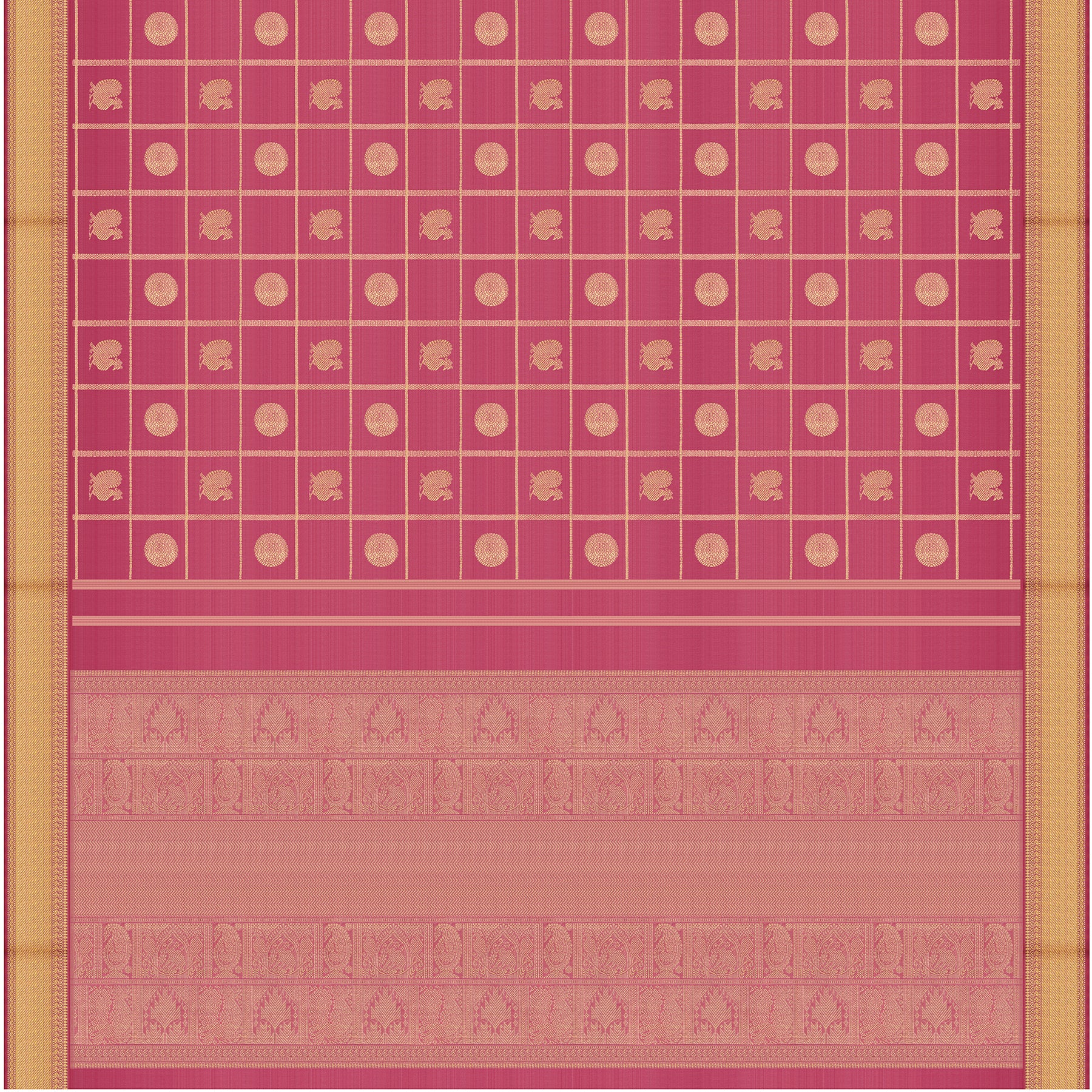 Kanakavalli Kanjivaram Silk Sari 26-110-HS001-01743 - Full View