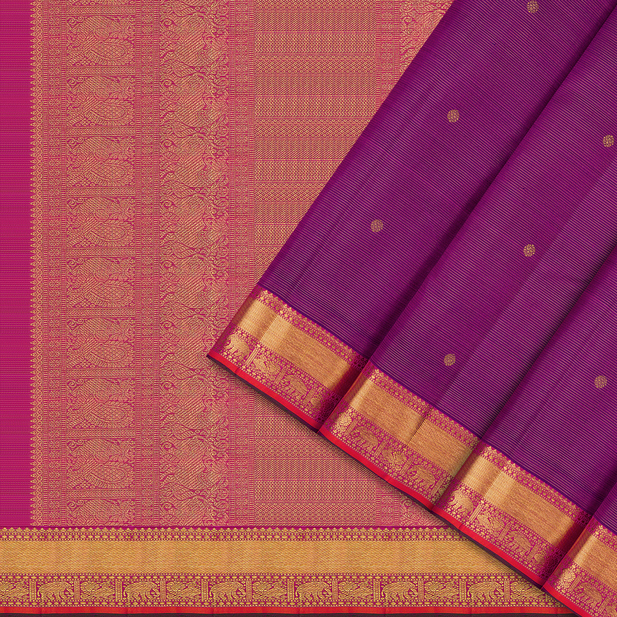 Kanakavalli Kanjivaram Silk Sari 26-110-HS001-01754 - Cover View
