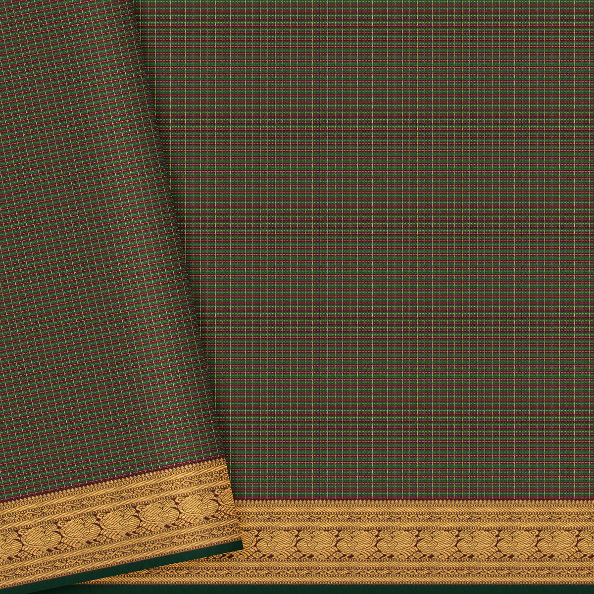 Kanakavalli Kanjivaram Silk Sari 26-110-HS001-01775 - Blouse View
