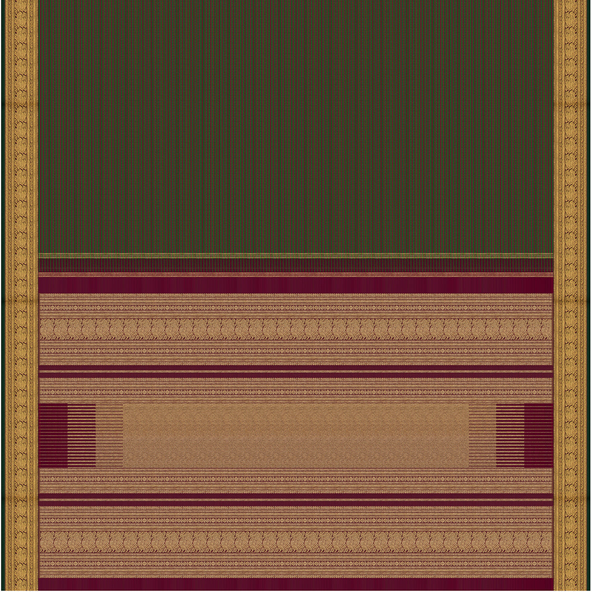 Kanakavalli Kanjivaram Silk Sari 26-110-HS001-01775 - Full View