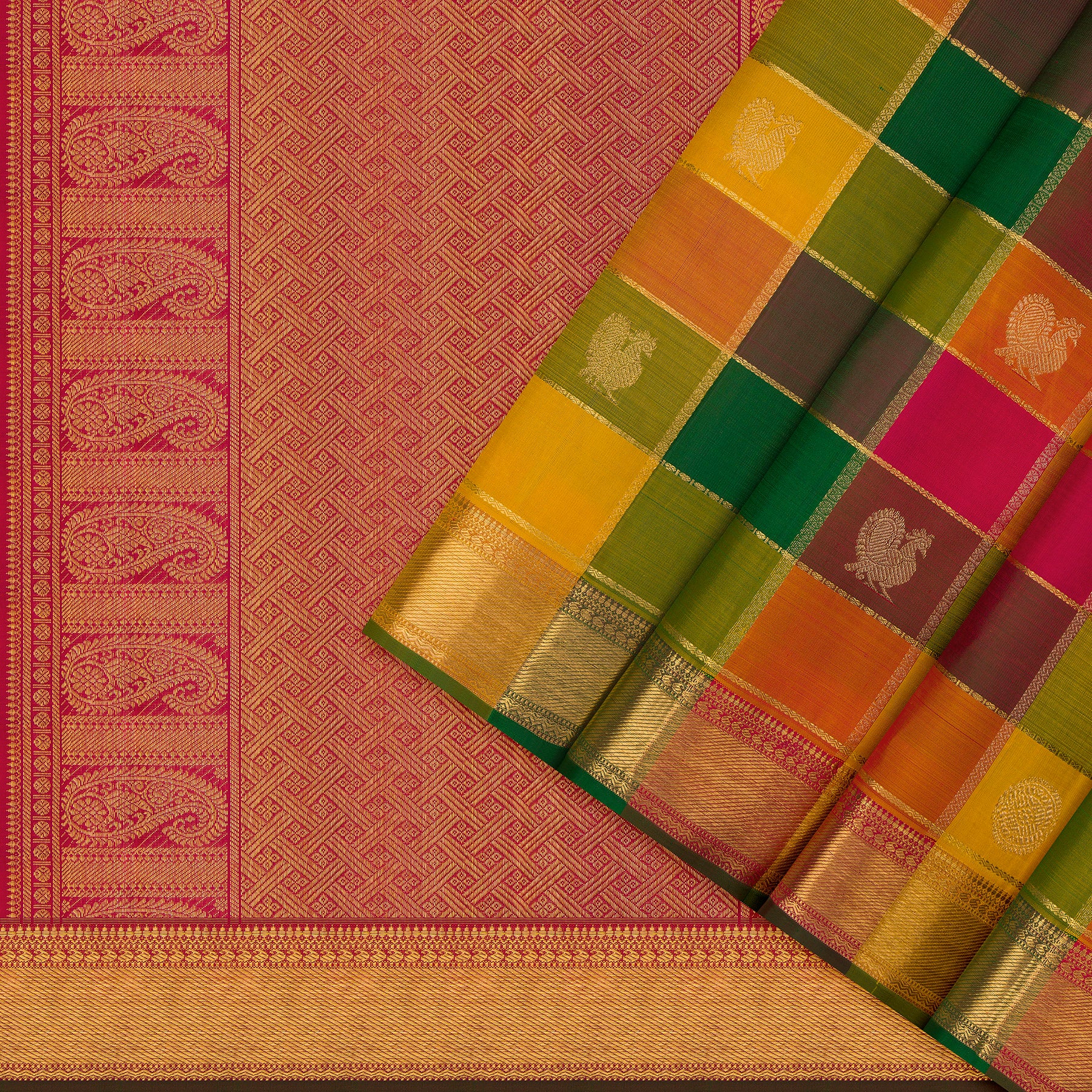 Kanakavalli Kanjivaram Silk Sari 26-110-HS001-01788 - Cover View