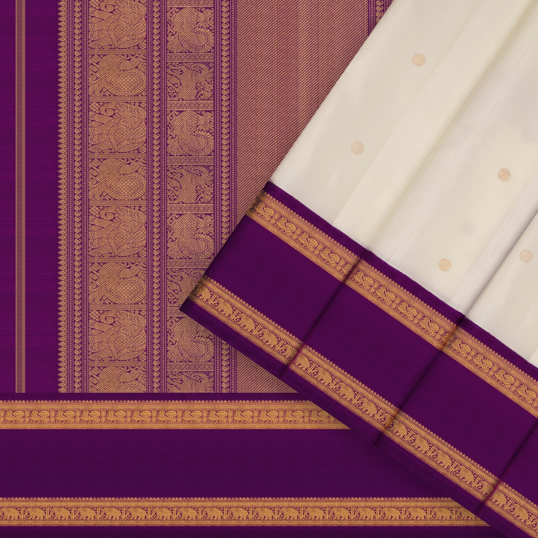 Kanakavalli Kanjivaram Silk Sari 26-110-HS001-01801 - Cover View
