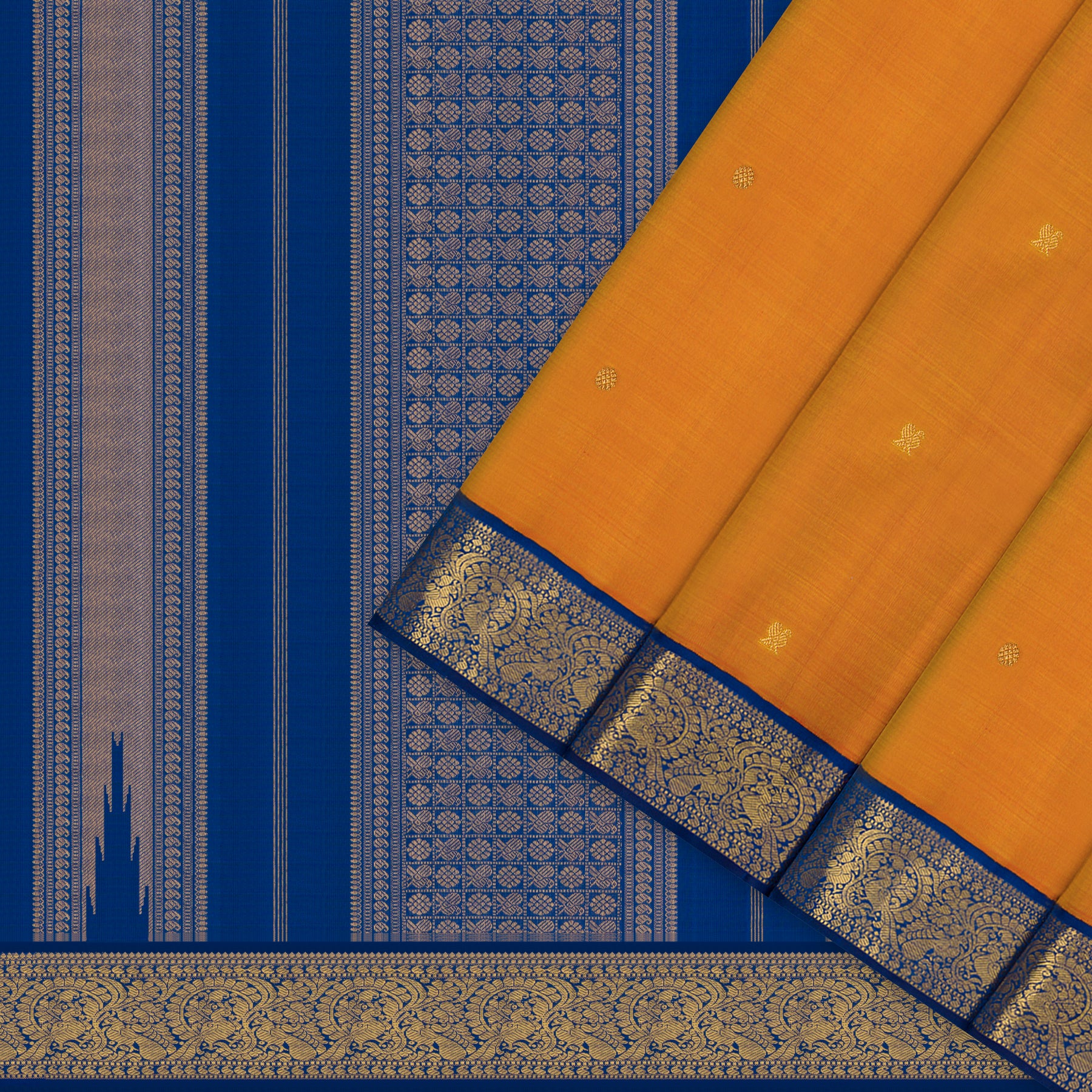 Kanakavalli Kanjivaram Silk Sari 26-110-HS001-01806 - Cover View