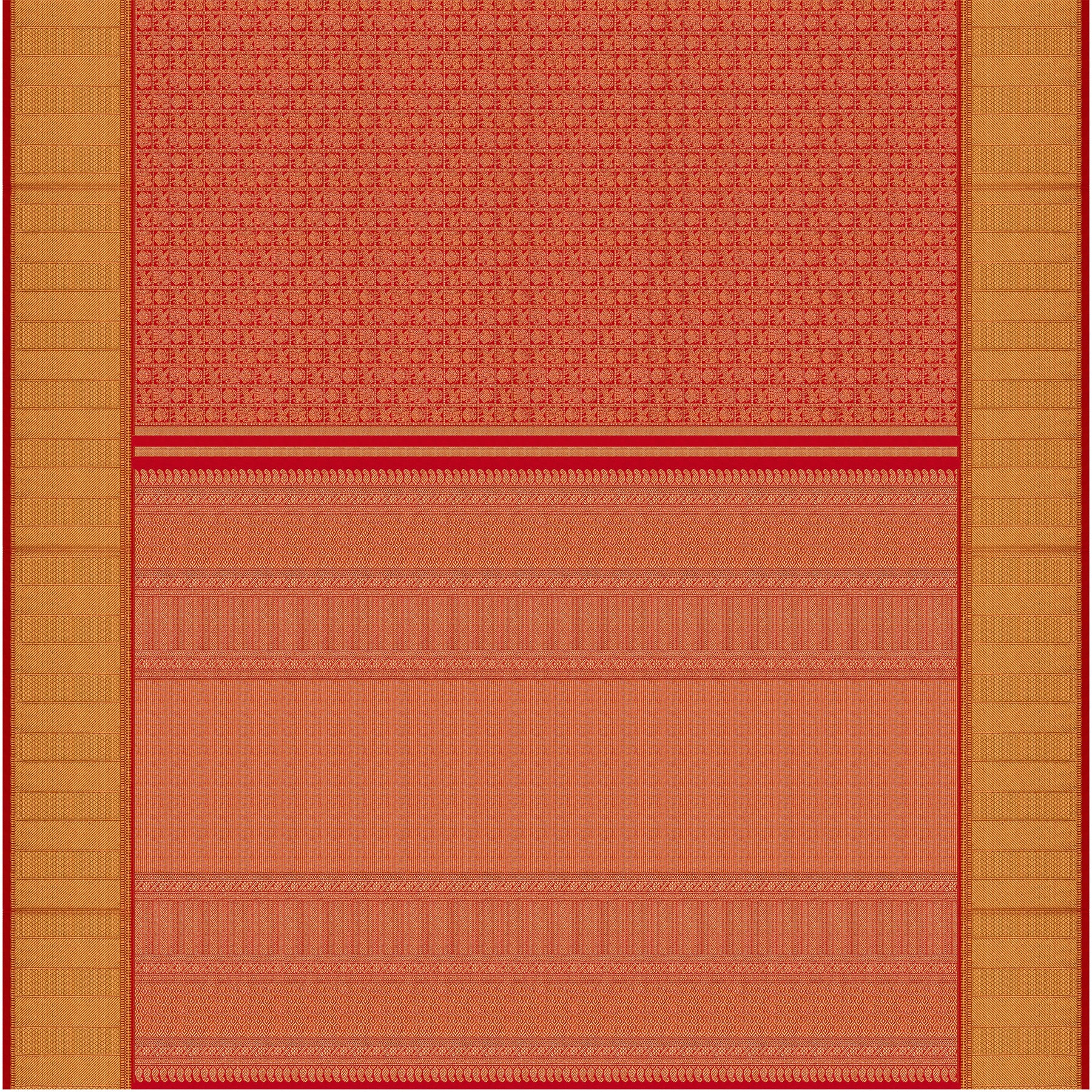 Kanakavalli Kanjivaram Silk Sari 26-110-HS001-02201 - Full View