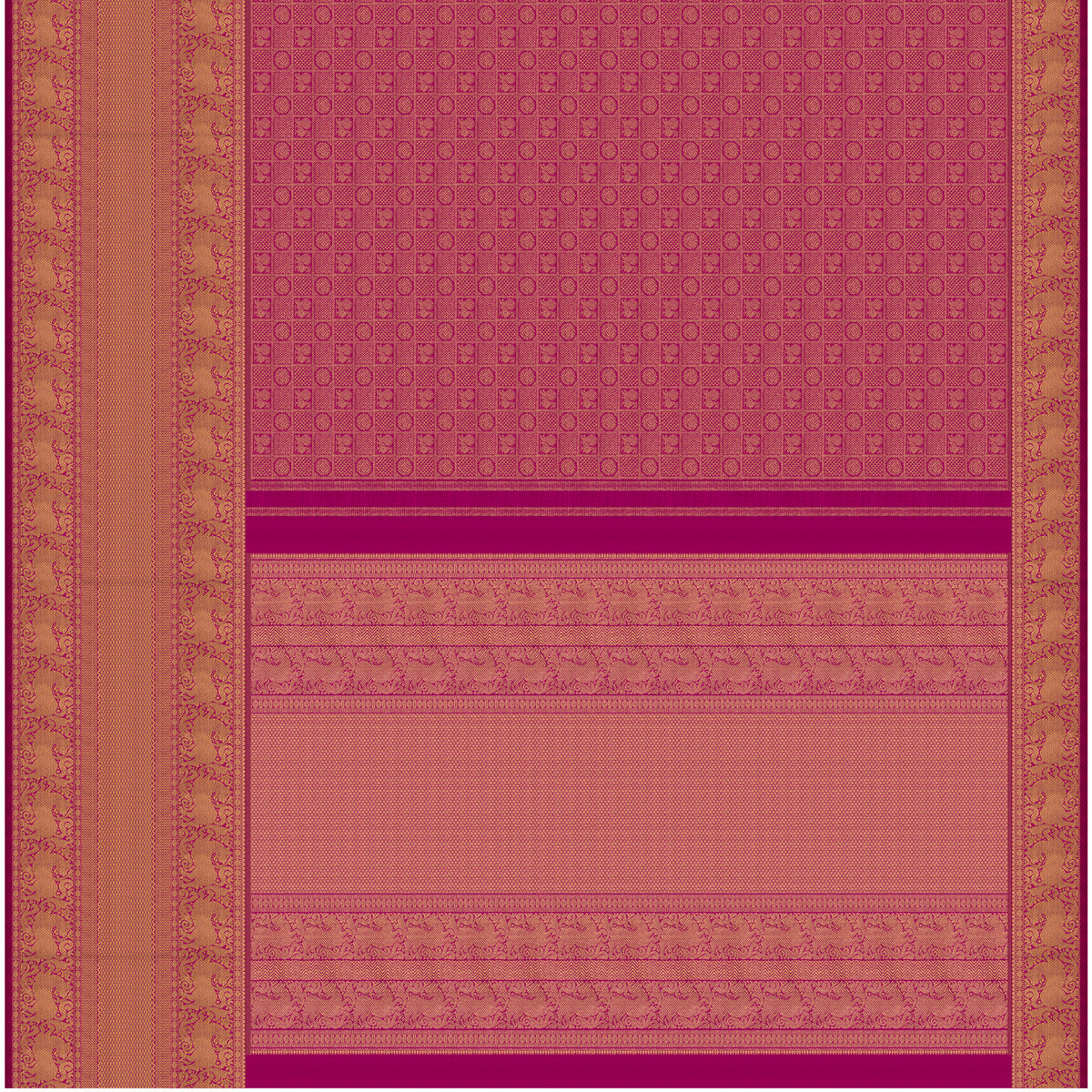 Kanakavalli Kanjivaram Silk Sari 26-110-HS001-02222 - Full View